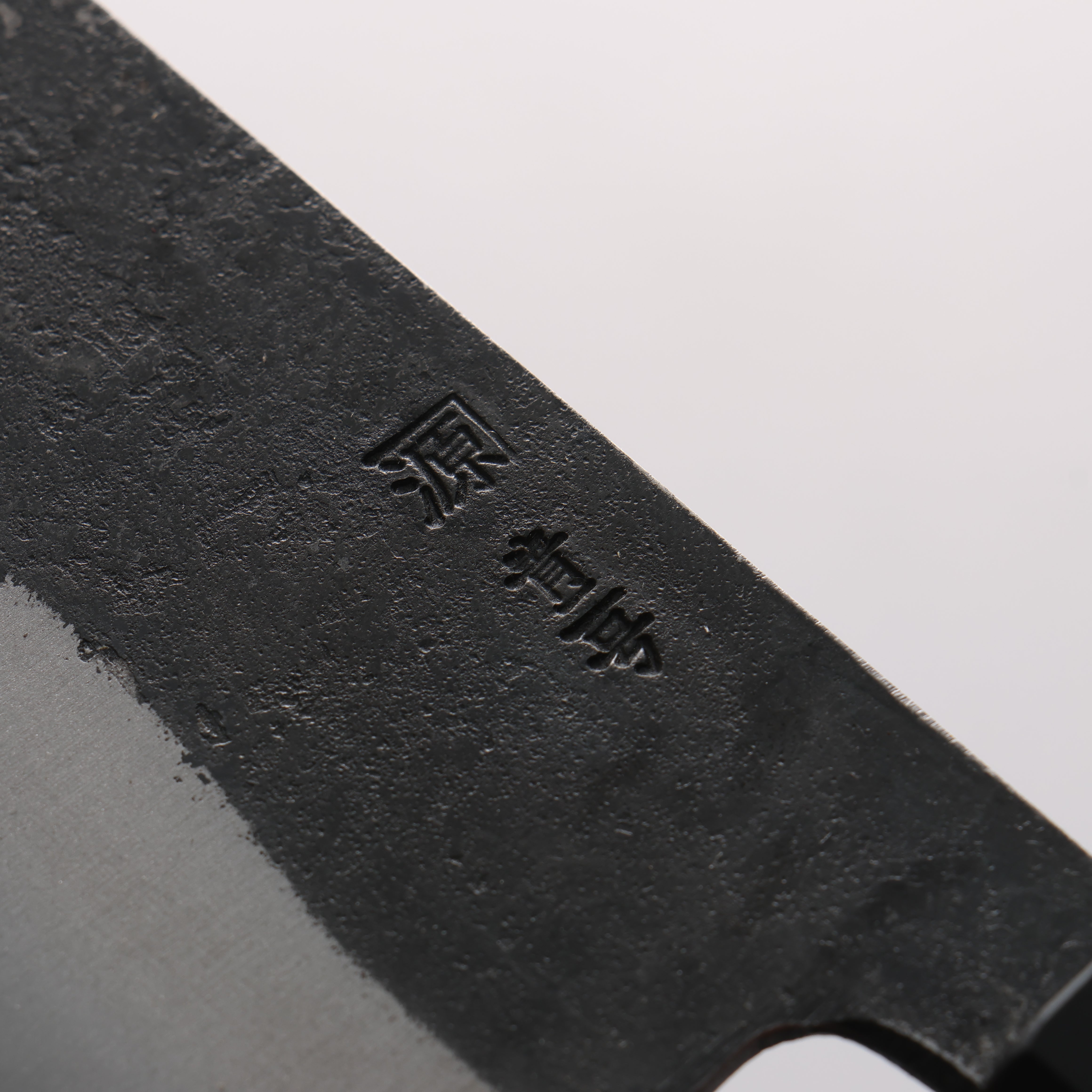 Shigeki Tanaka TEKKA Blue Steel No.2 Kurouchi Hammered(square) Kiritsuke Gyuto 270mm Walnut Handle - Japanny - Best Japanese Knife