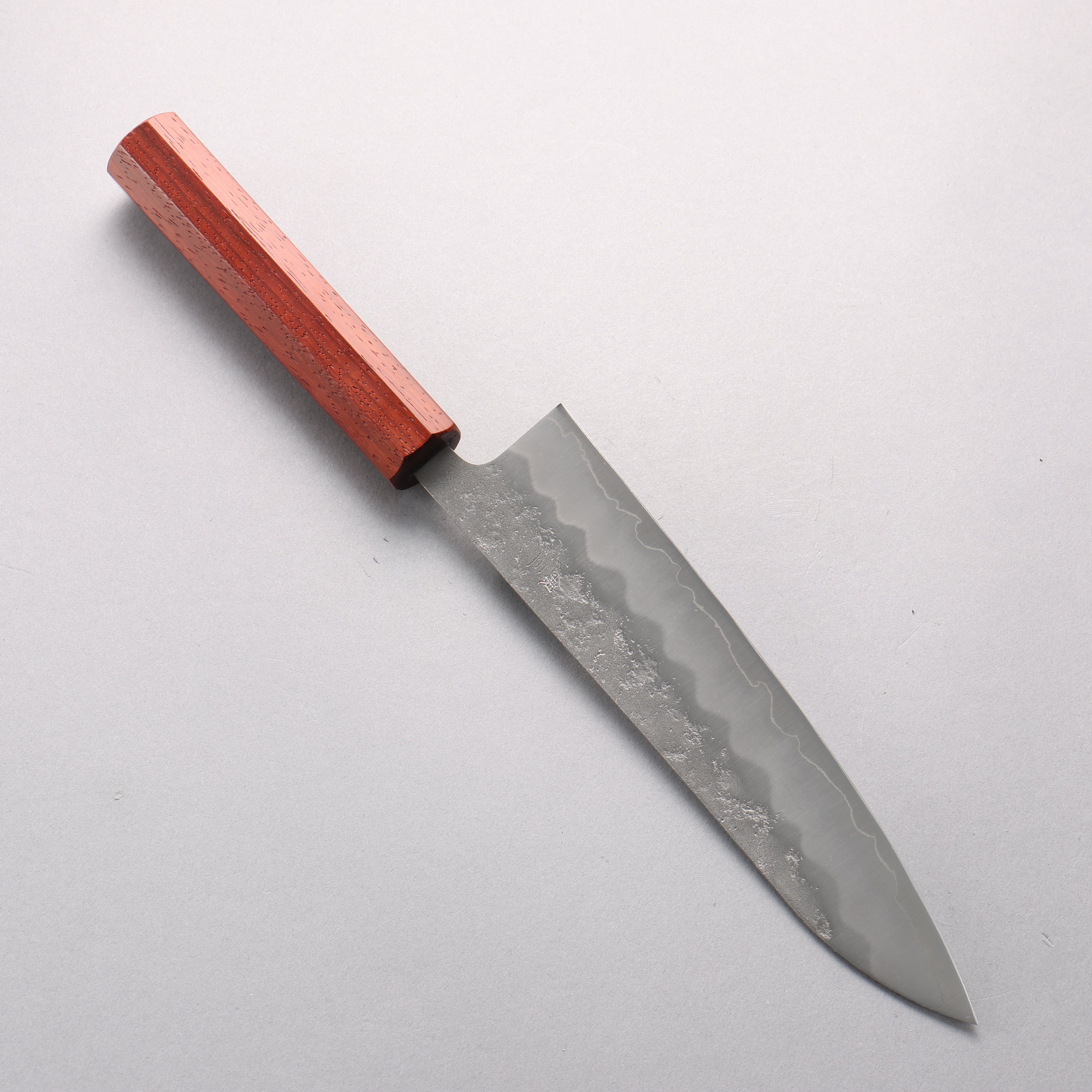 Oul Silver Steel No.3 Nashiji Gyuto 210mm Padoauk Handle - Japanny - Best Japanese Knife