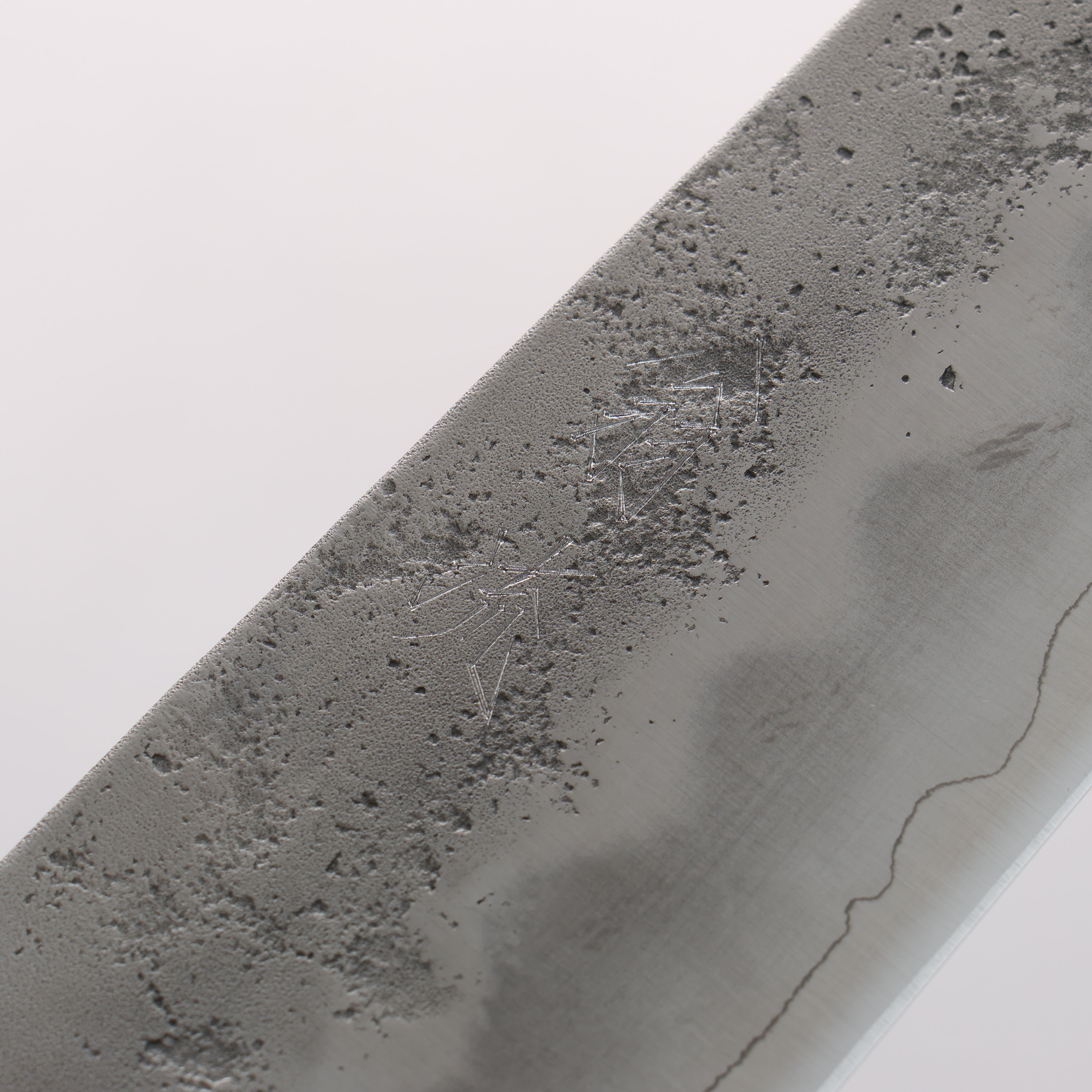 Oul Silver Steel No.3 Nashiji Gyuto 210mm Padoauk Handle - Japanny - Best Japanese Knife