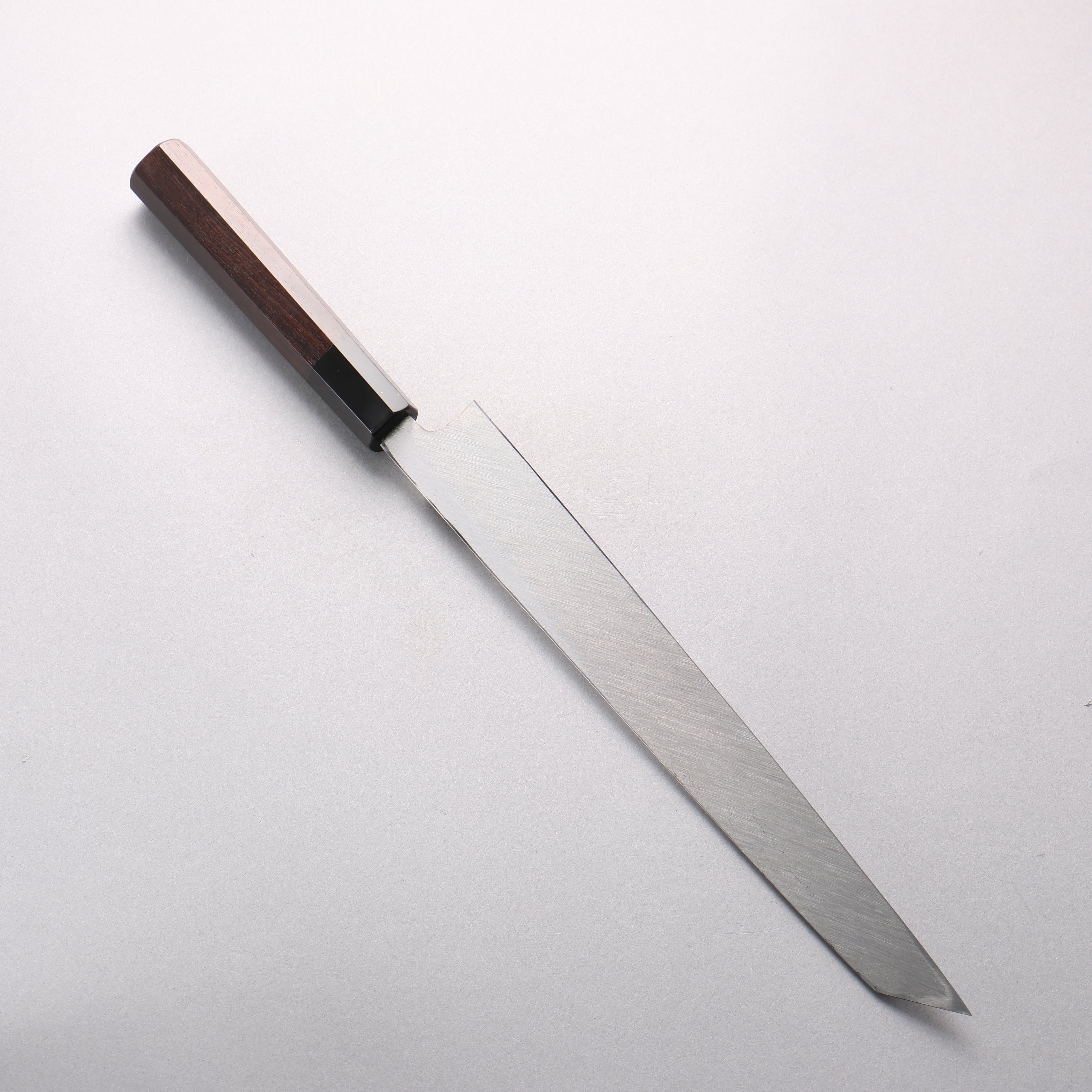 Tessen by Tanaka Tamahagane Mirrored Finish Kiritsuke Yanagiba 270mm Ebony Wood Handle with Sheath - Japanny - Best Japanese Knife