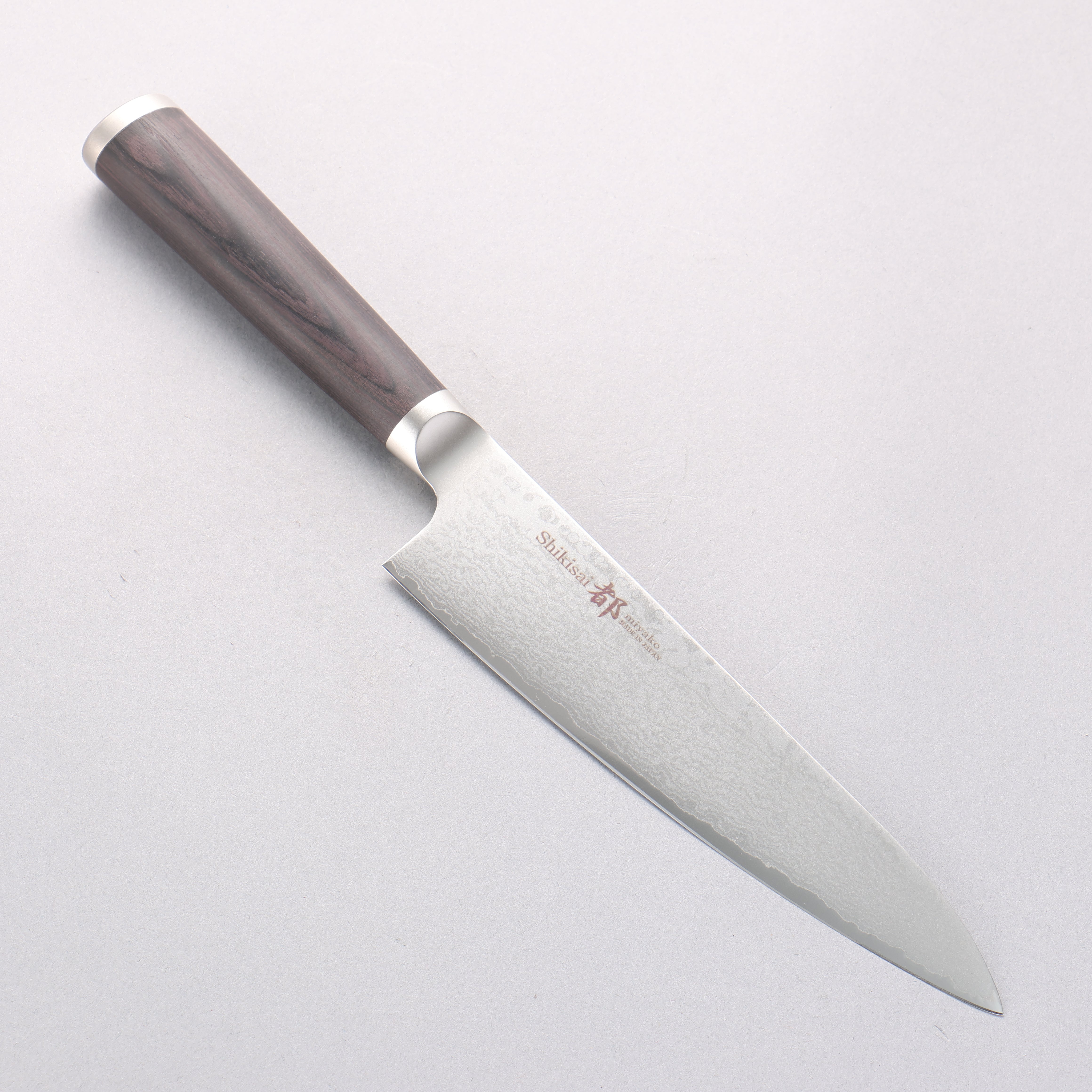 Miyako AUS8 33 Layer Damascus Gyuto 180mm - Japanny - Best Japanese Knife