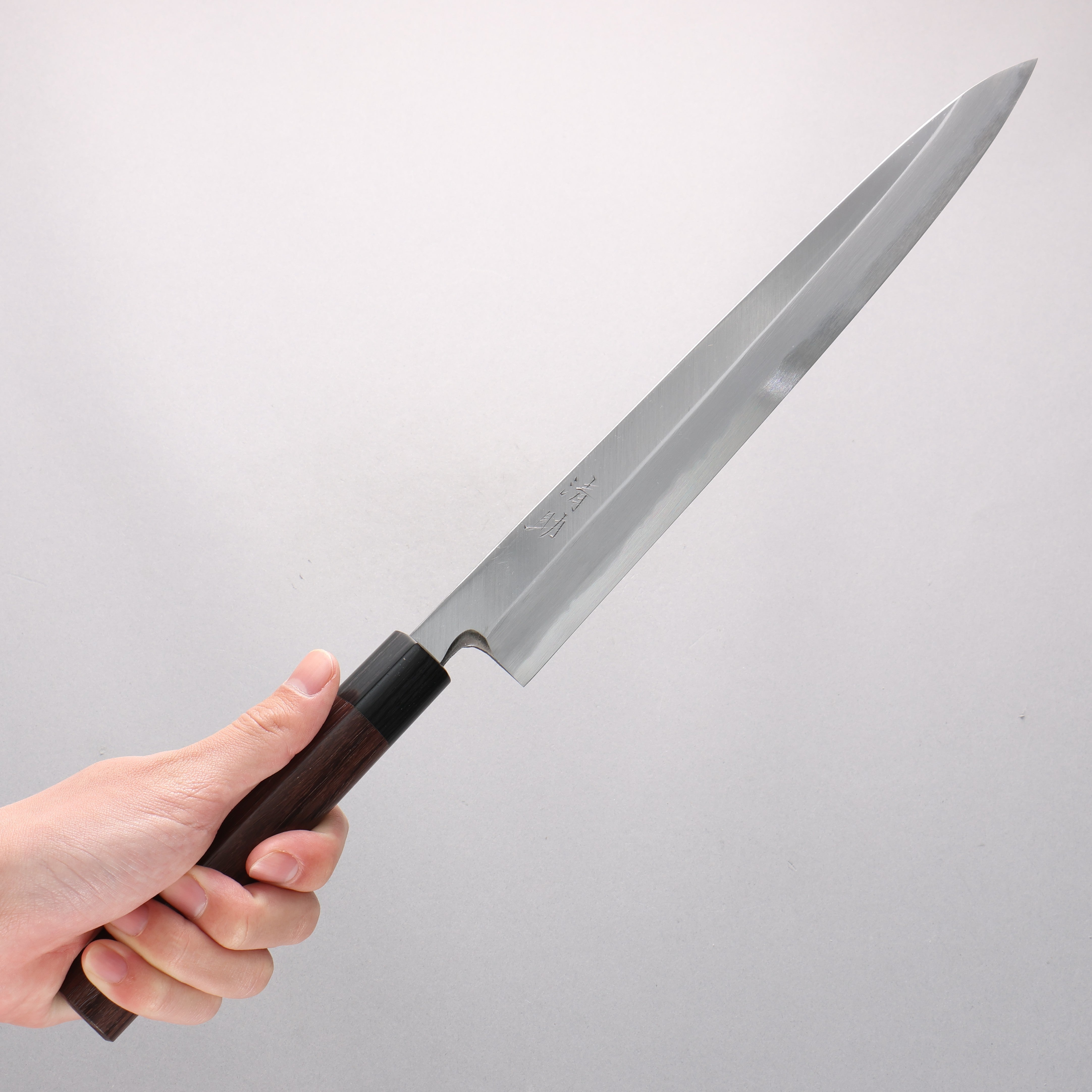 Seisuke Blue Steel Kasumitogi Yanagiba 300mm Rosewood Handle - Japanny - Best Japanese Knife