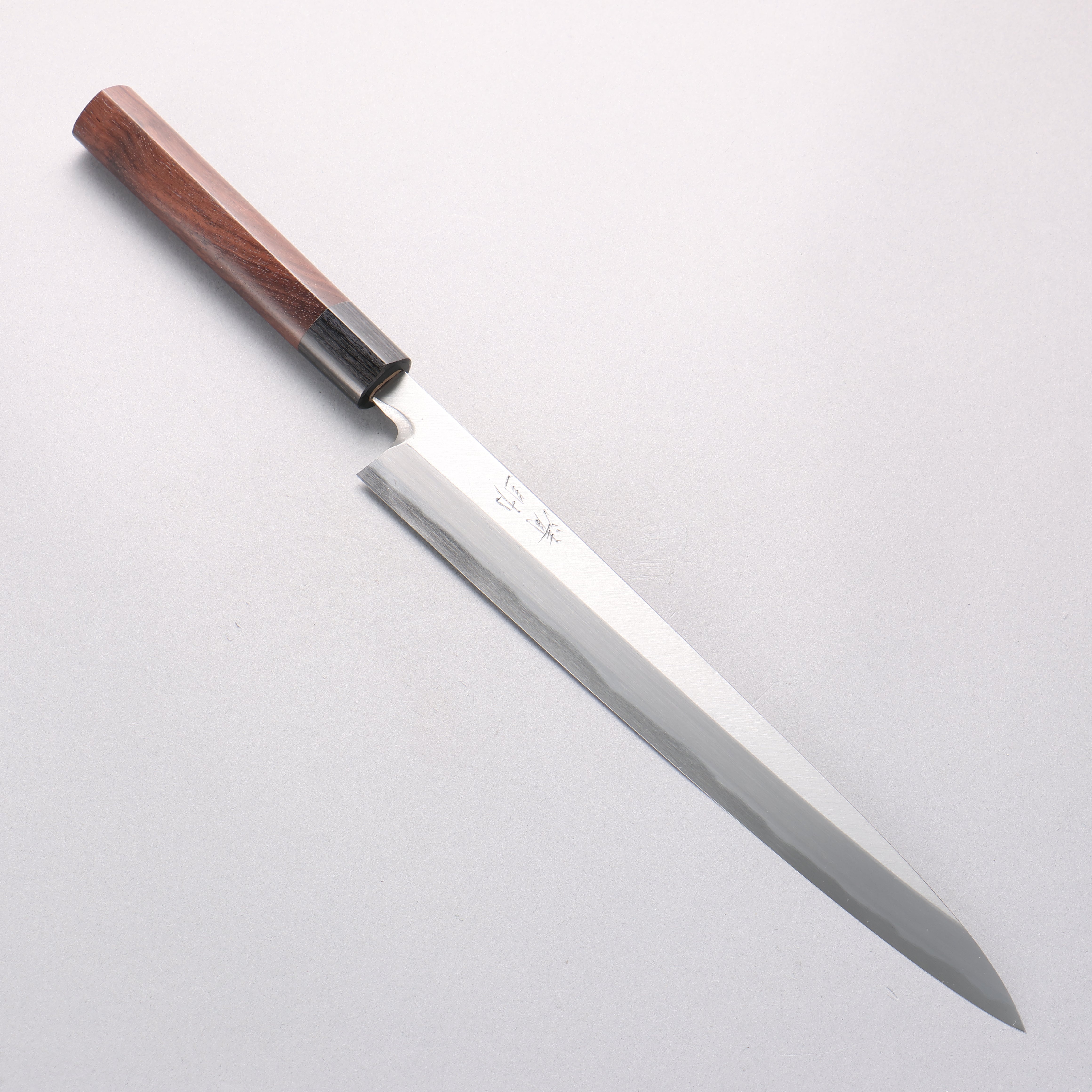 Seisuke Blue Steel Kasumitogi Yanagiba 270mm Rosewood Handle - Japanny - Best Japanese Knife