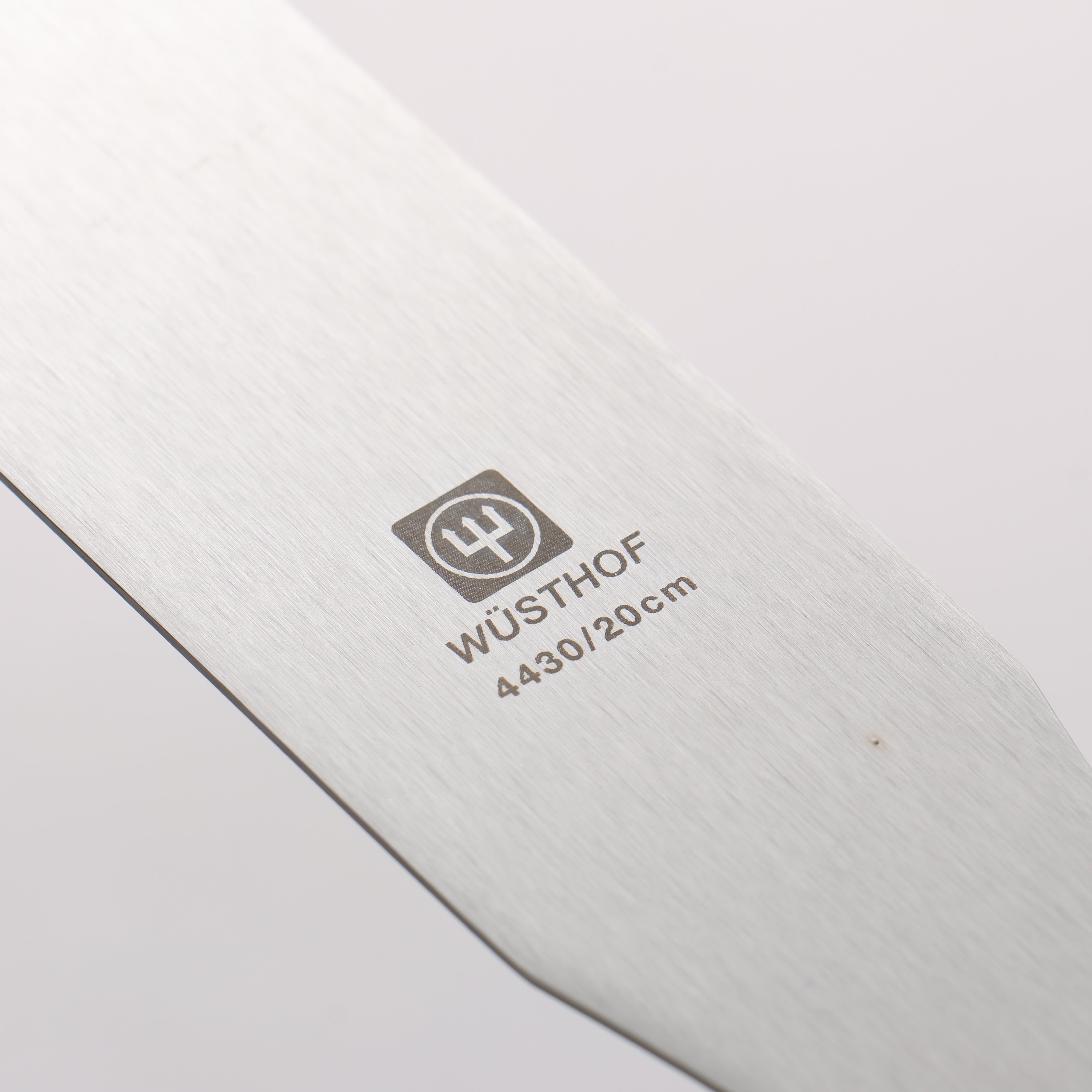 WUSTHOF Stainless Steel Palette knife 200mm Black Plastic Handle - Japanny - Best Japanese Knife