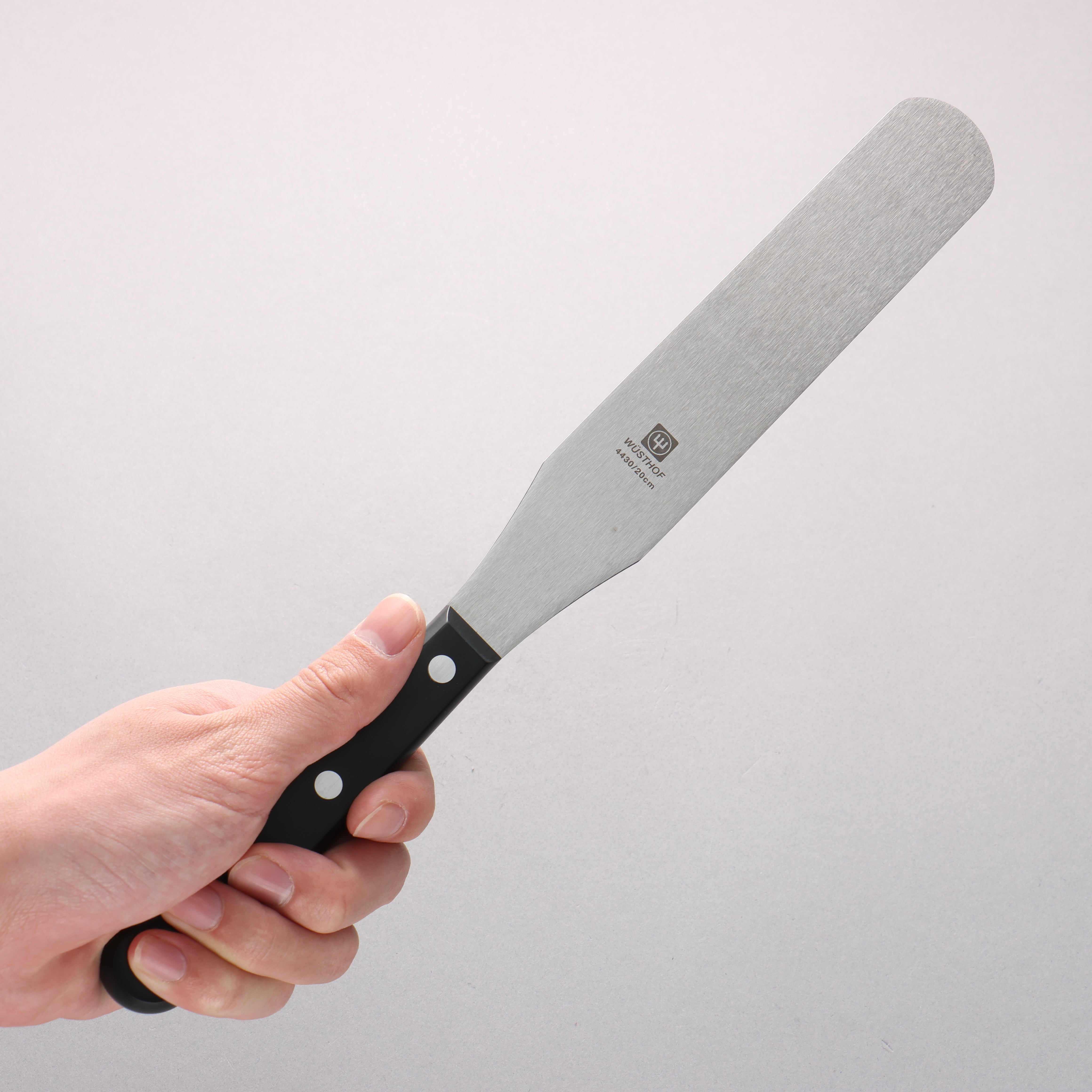 WUSTHOF Stainless Steel Palette knife 200mm Black Plastic Handle - Japanny - Best Japanese Knife