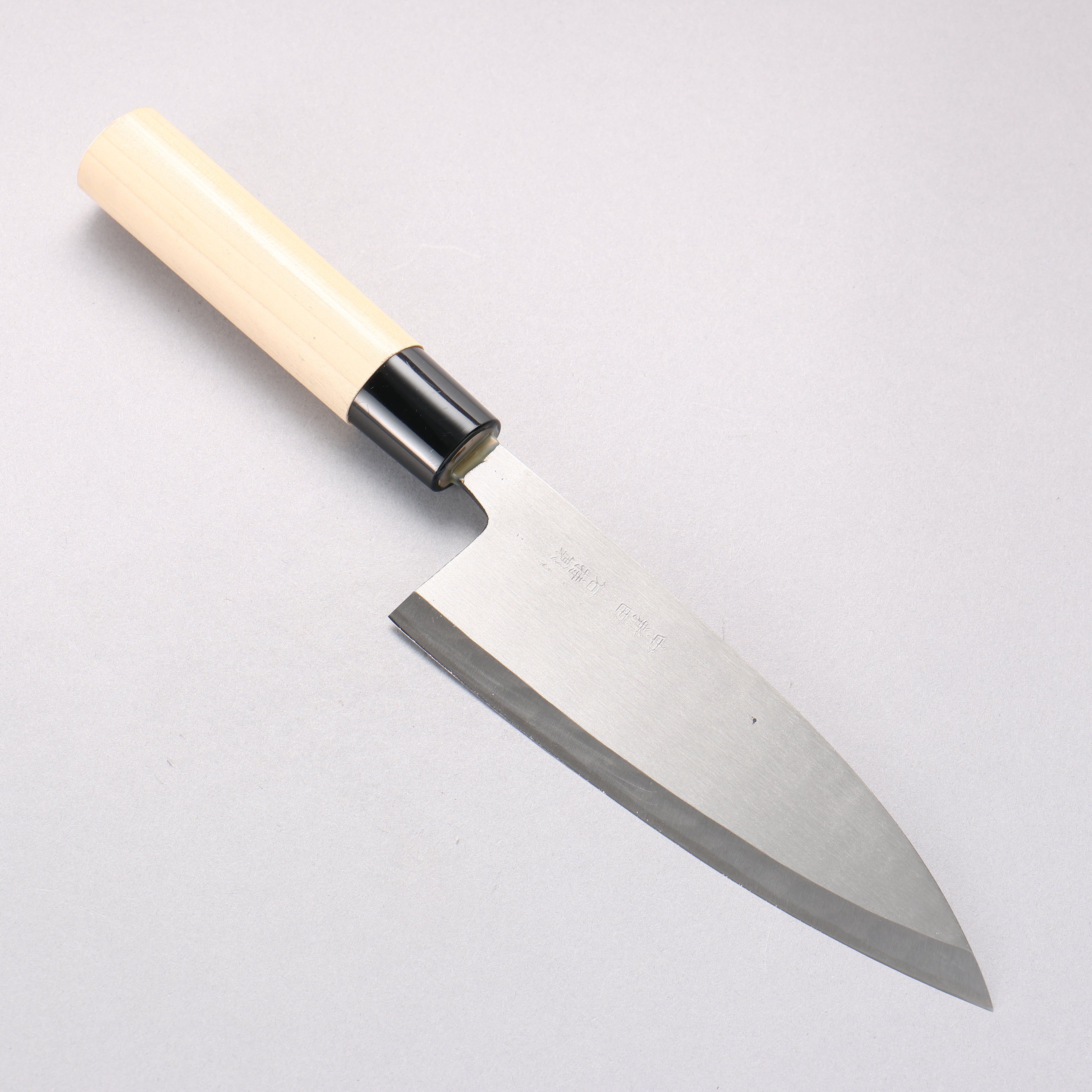 Nakaniida White Steel No.2 Migaki Polish Finish Deba 165mm Magnolia Handle - Japanny - Best Japanese Knife