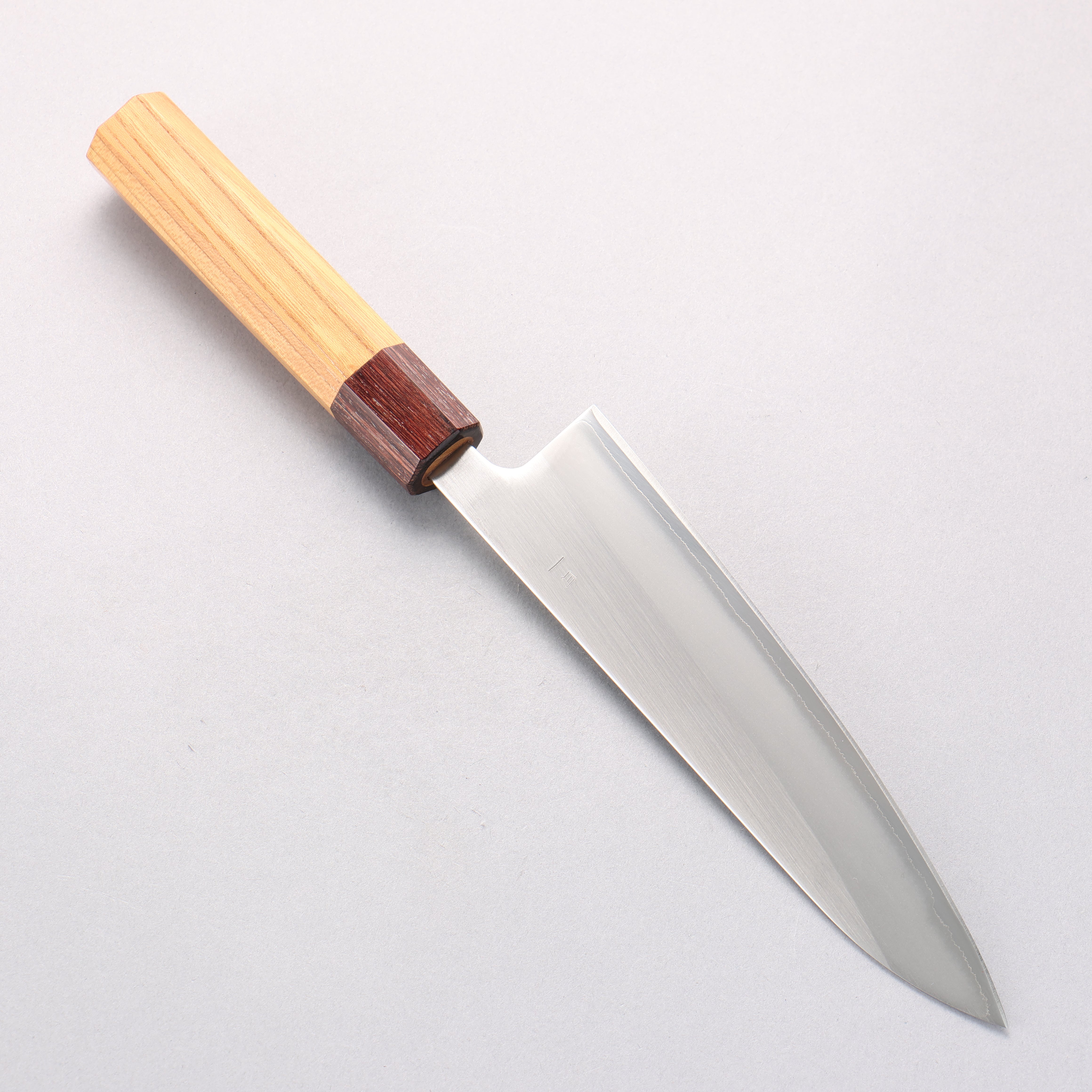 Oul White Steel No.1 Gyuto 180mm Keyaki (Japanese Elm) Handle - Japanny - Best Japanese Knife