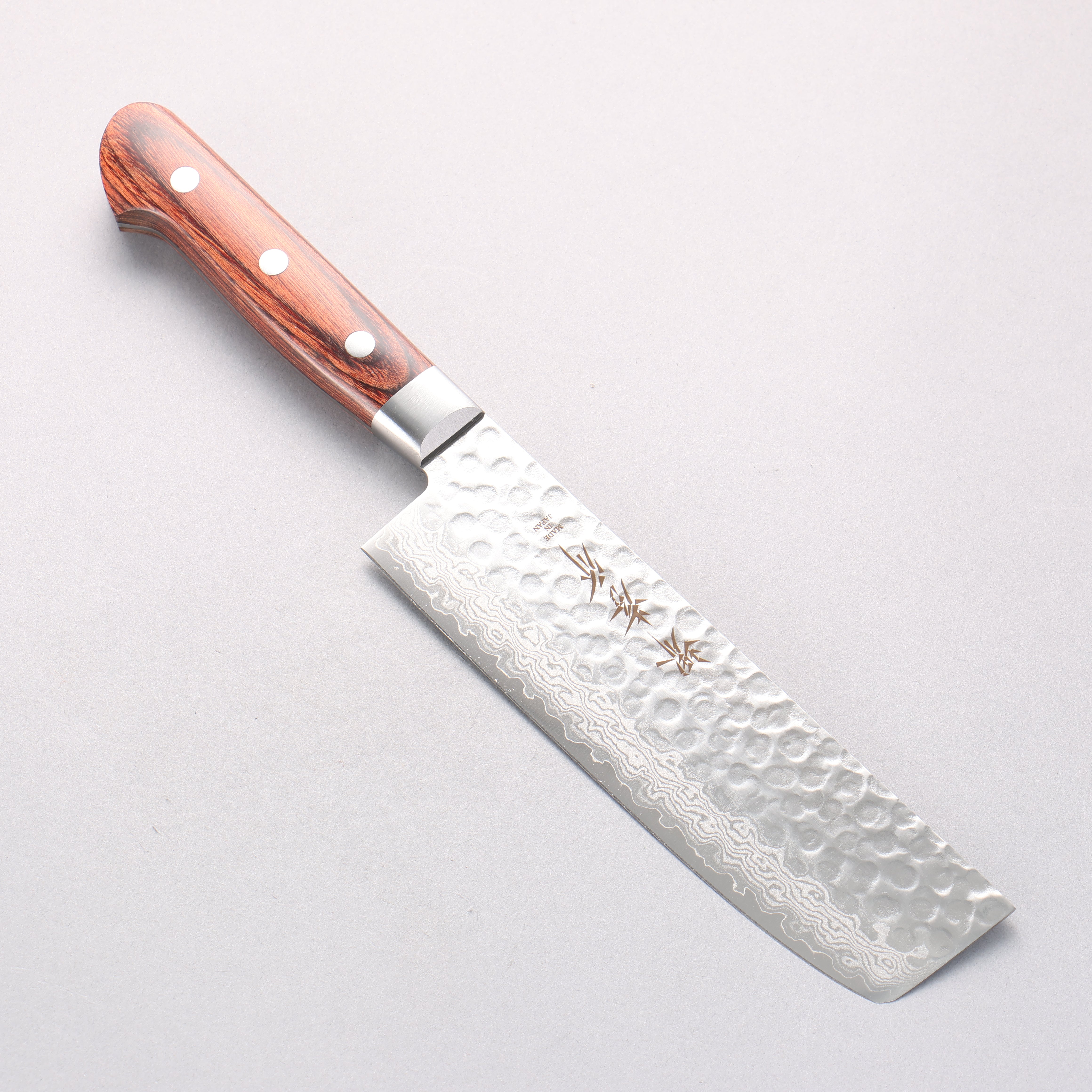 Sakai Takayuki VG10 17 Layer Damascus Nakiri 160mm (Super Deal) - Japanny - Best Japanese Knife