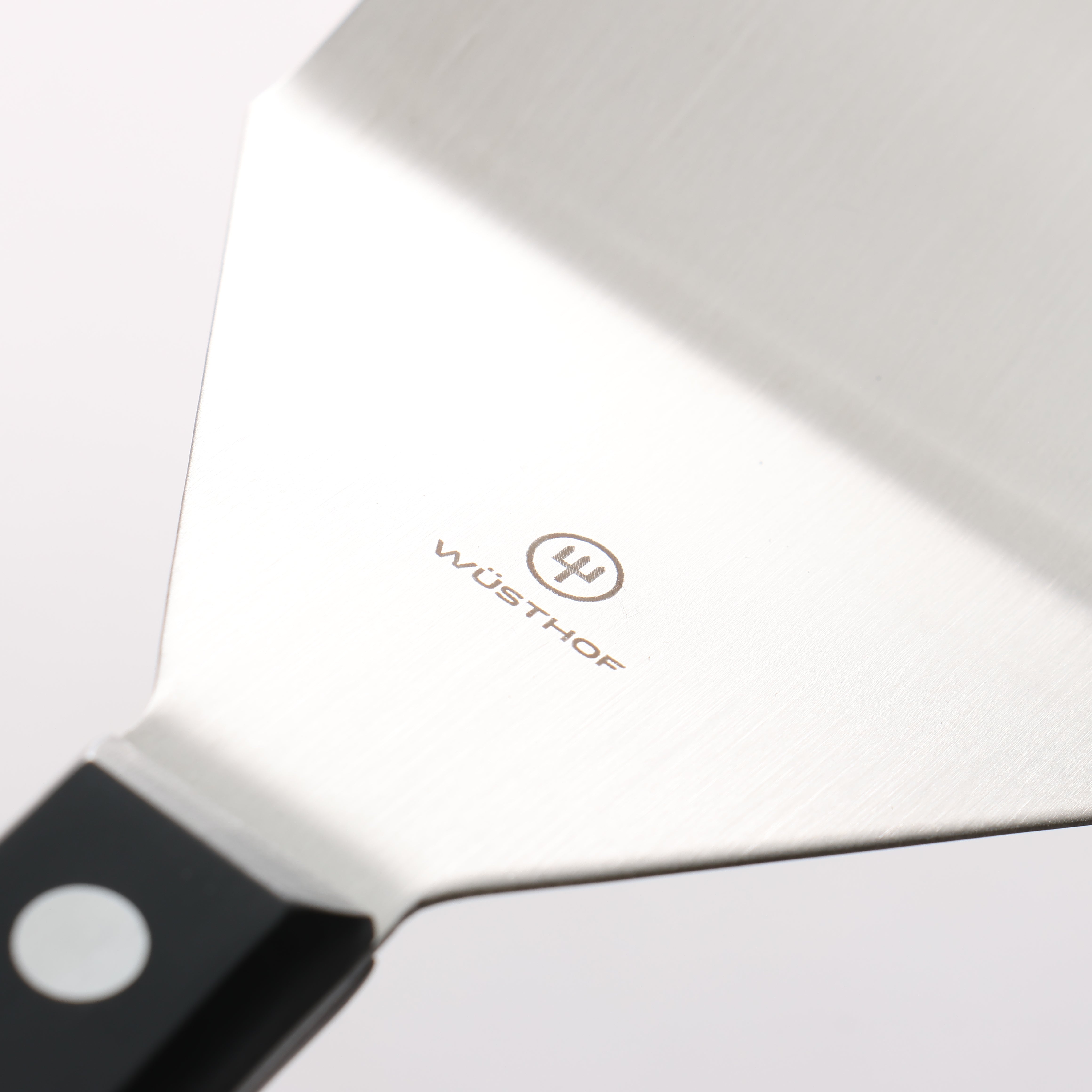 WUSTHOF Stainless Steel Turner 200mm Black Plastic Handle - Japanny - Best Japanese Knife