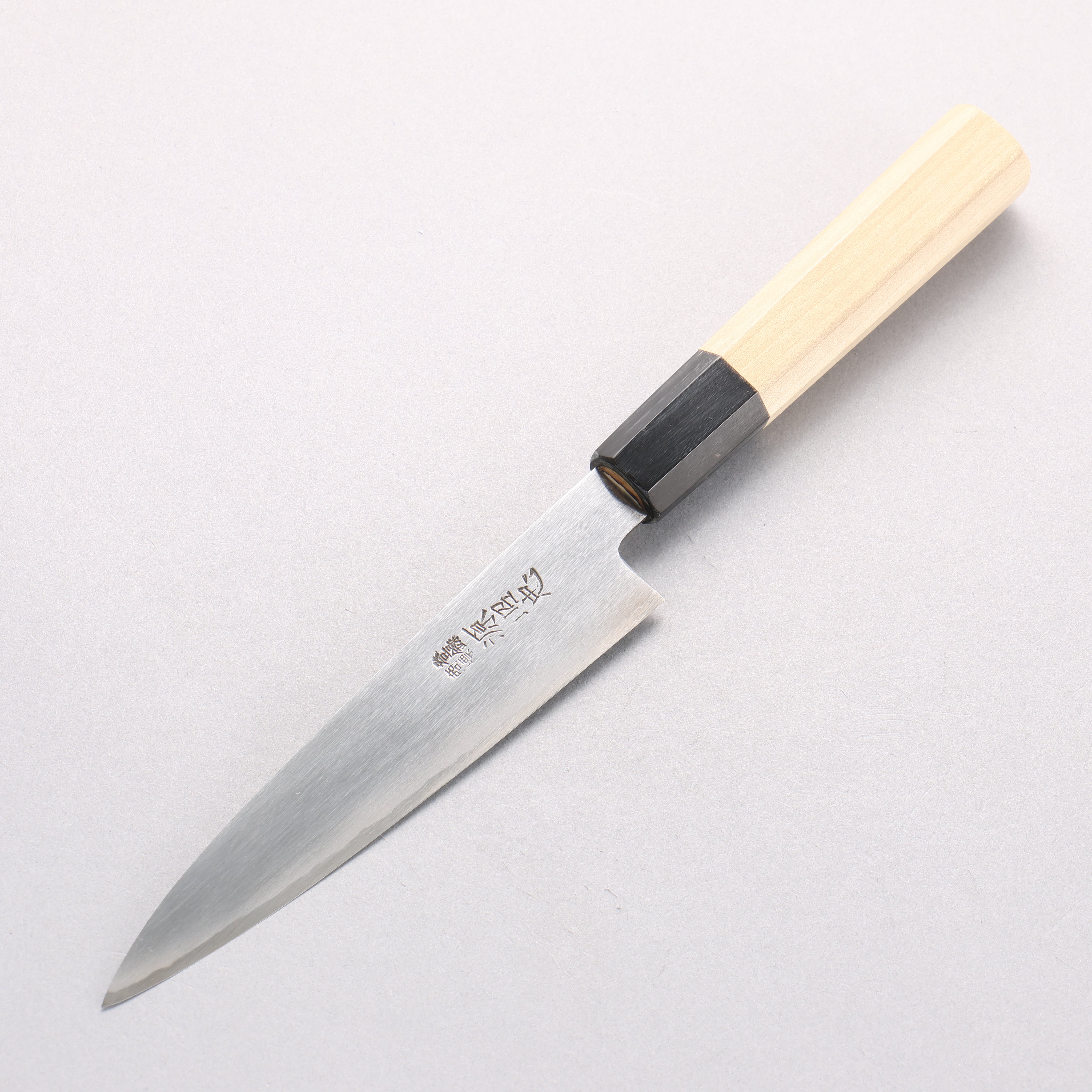 Minamoto Akitada White Steel No.2 Petty-Utility 150mm Magnolia Handle - Japanny - Best Japanese Knife
