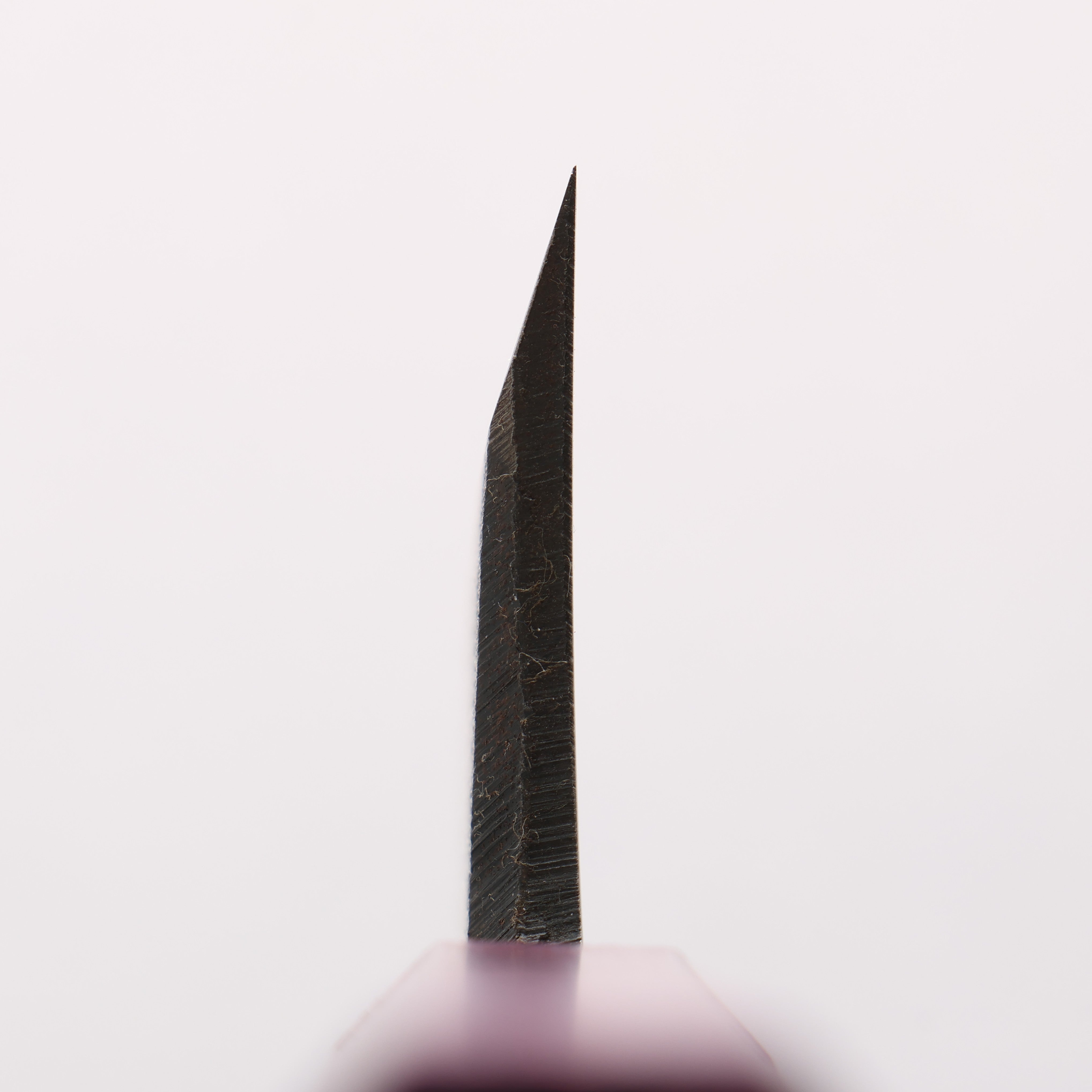 Seisuke White Steel No.2 Kurouchi Deba 150mm Purple Lacquered Handle - Japanny - Best Japanese Knife