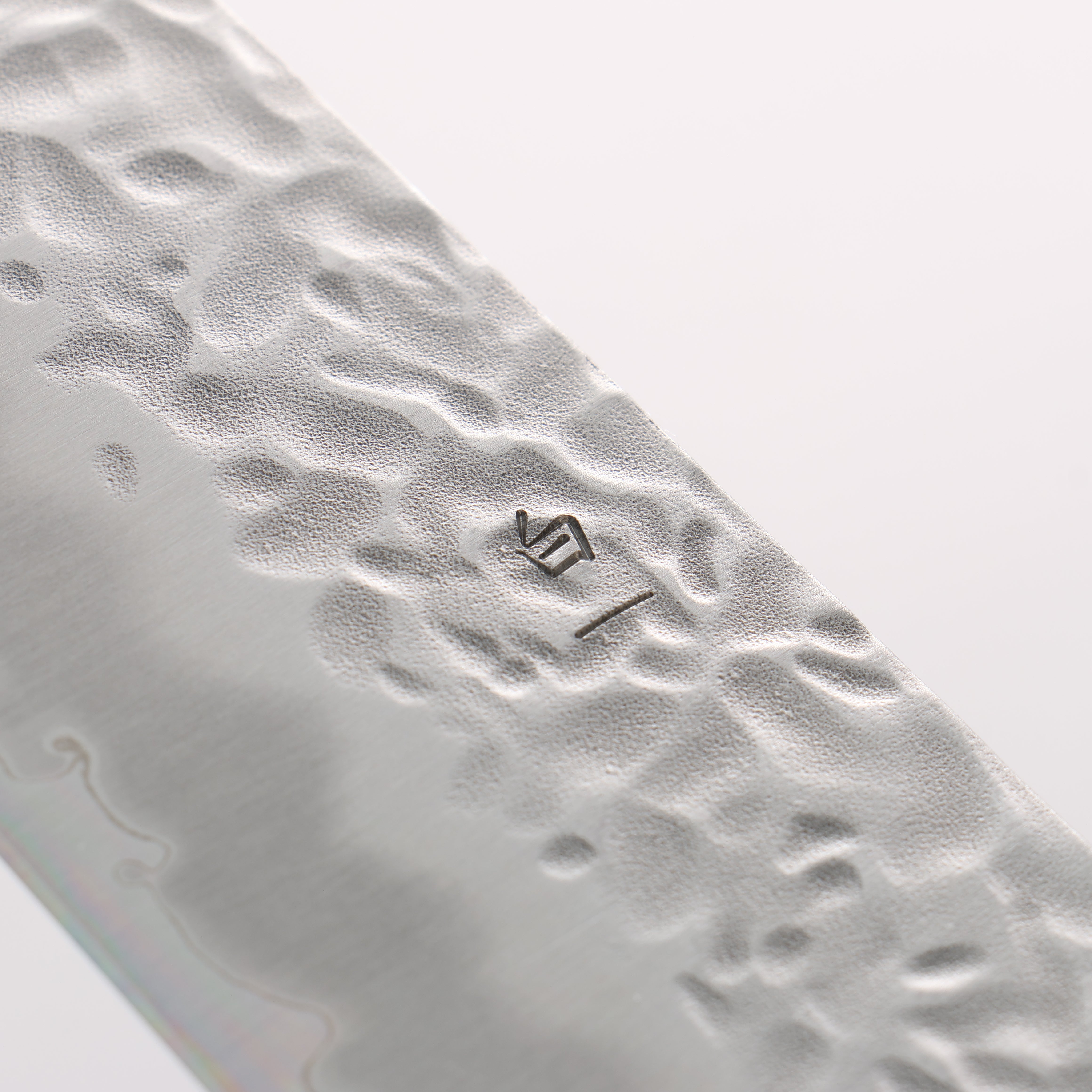 Oul White Steel No.1 Hammered Gyuto 240mm Oak Handle - Japanny - Best Japanese Knife