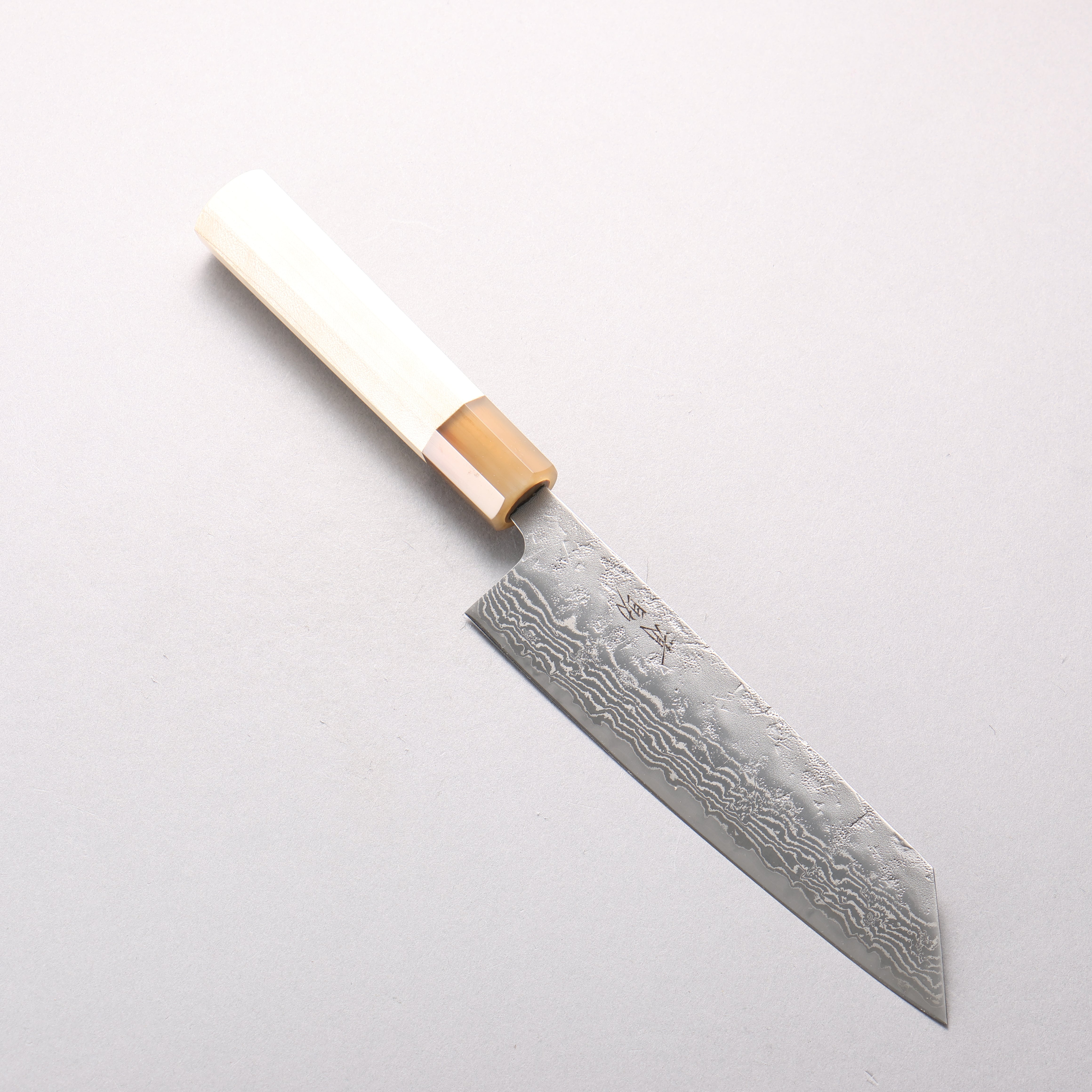 Seisuke Swedish Steel-stn Damascus Washiji Bunka 170mm Magnolia Handle - Japanny - Best Japanese Knife