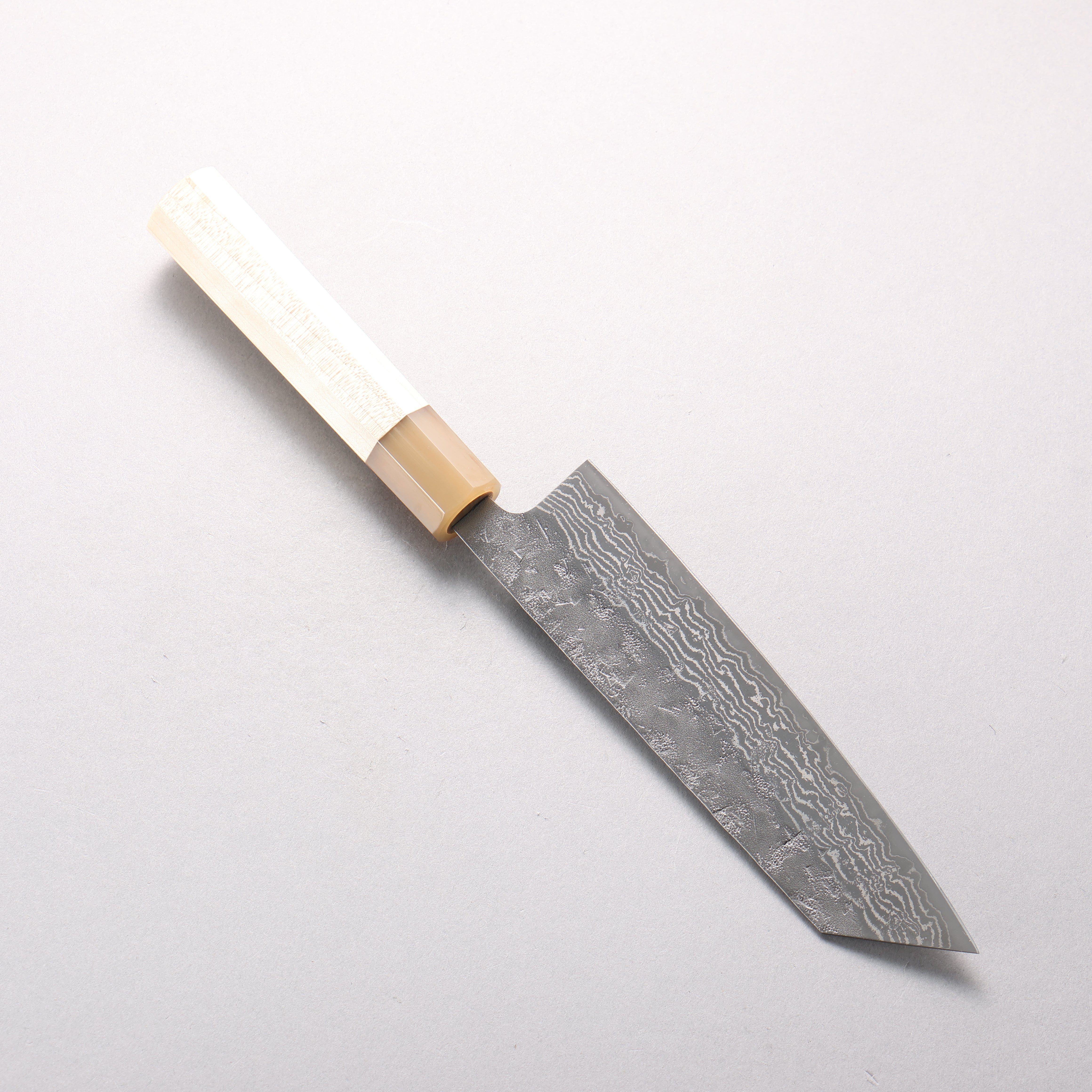 Seisuke Swedish Steel-stn Damascus Washiji Bunka 170mm Magnolia Handle - Japanny - Best Japanese Knife