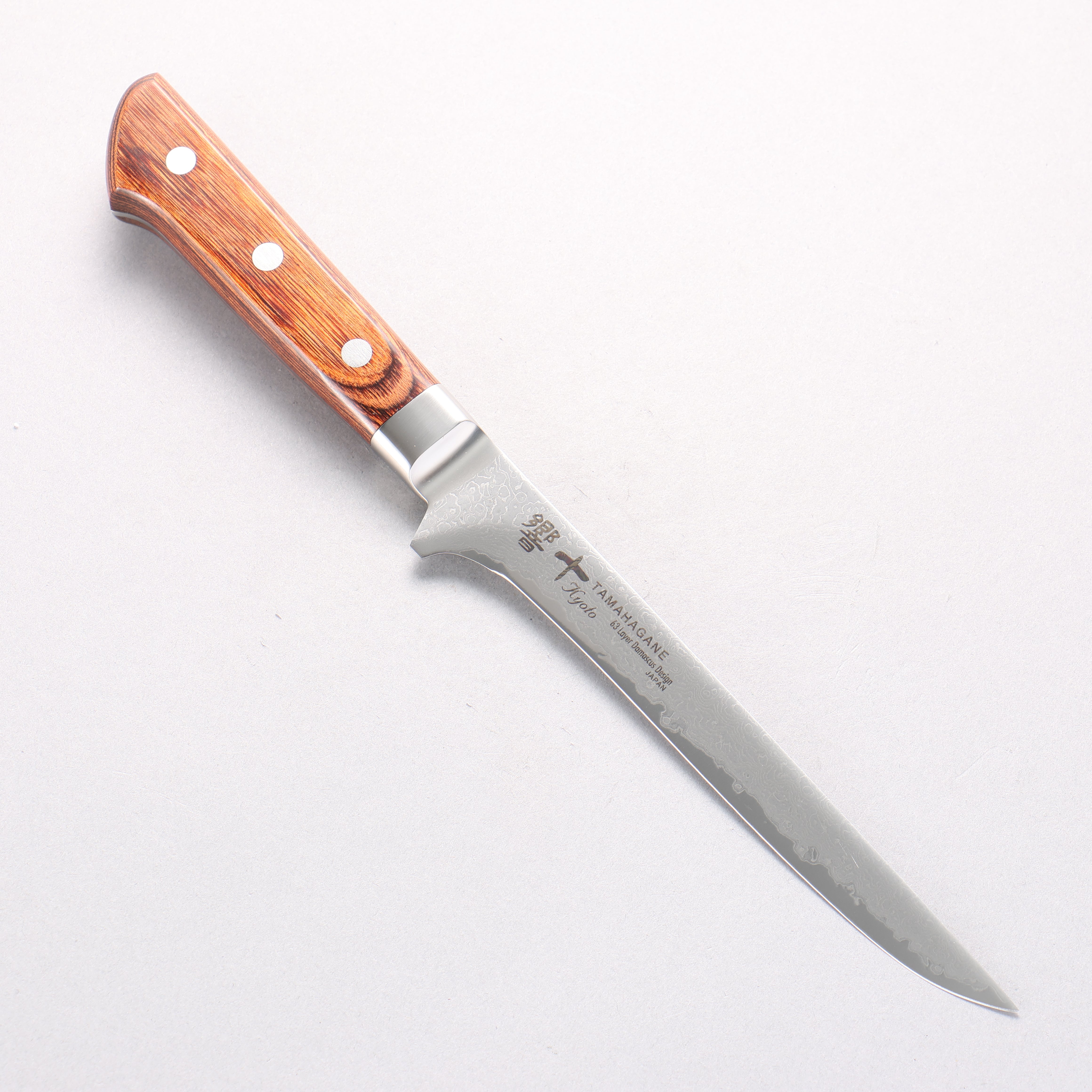 Tamahagane Kyoto 63 Layer Damascus Boning 160mm KP-1119 - Japanny - Best Japanese Knife