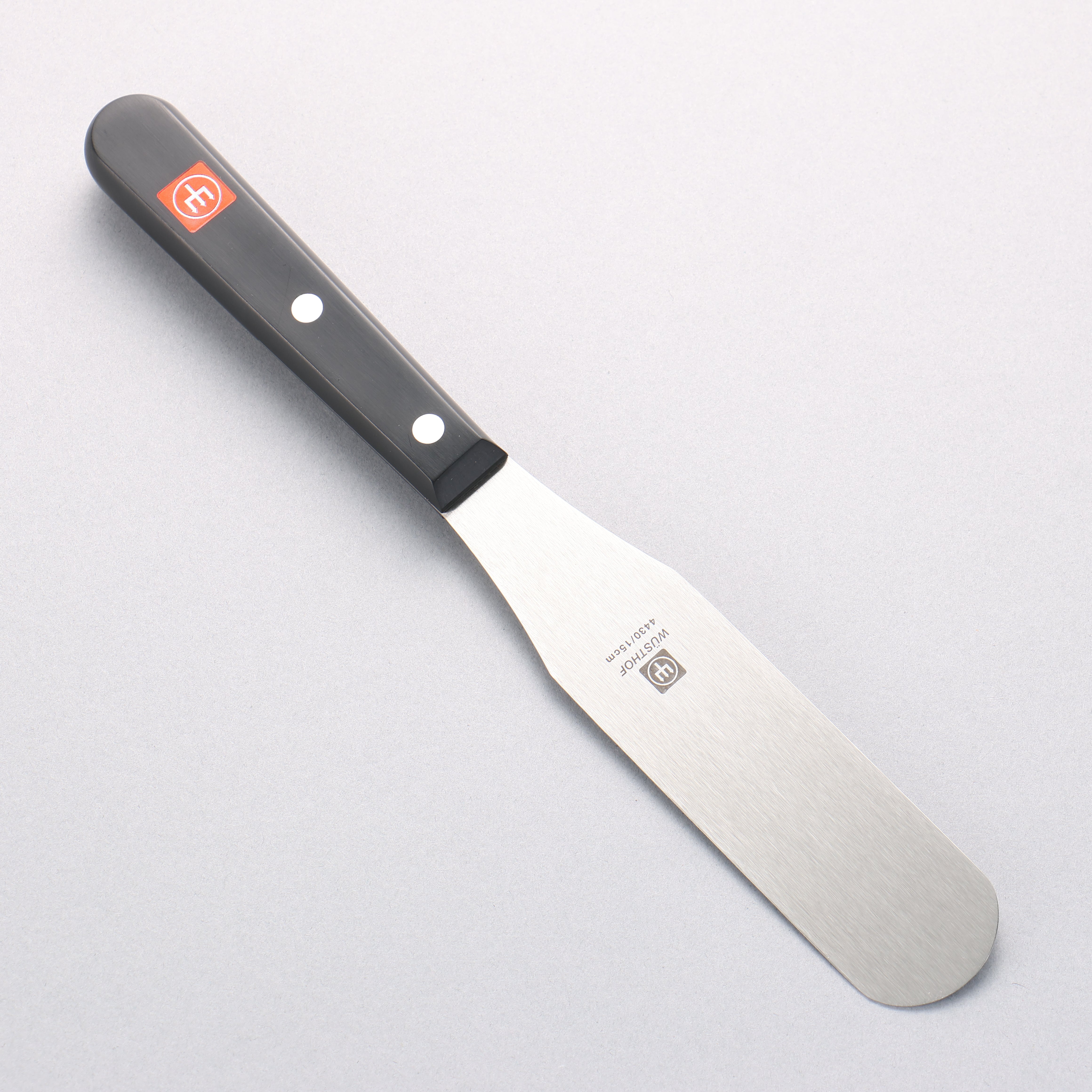 WUSTHOF Stainless Steel Palette knife 150mm Black Plastic Handle - Japanny - Best Japanese Knife