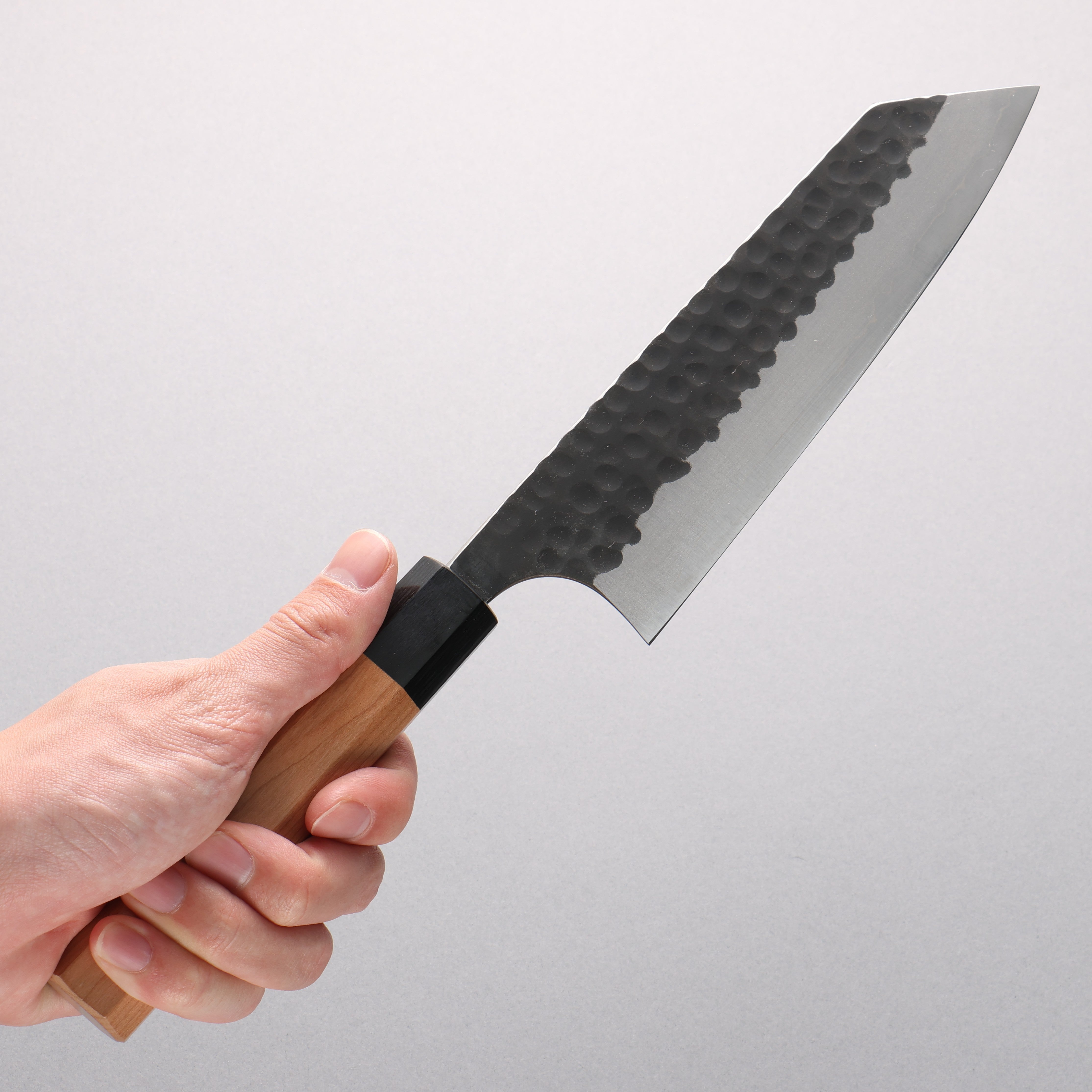 Masakage Koishi Blue Super Black Finished Bunka 165mm American Cherry Handle - Japanny - Best Japanese Knife