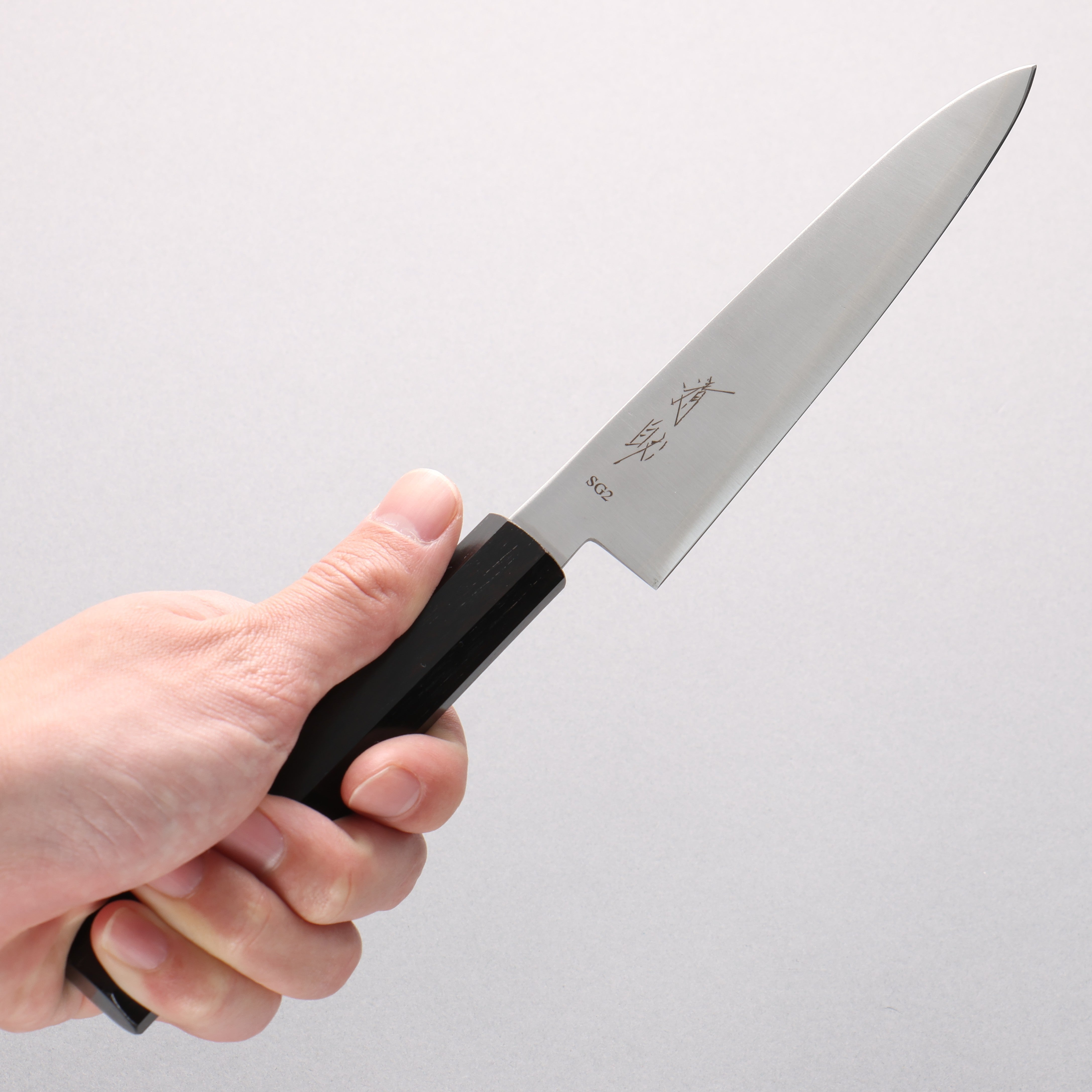 Seisuke SG2 Petty-Utility 135mm Ebony Wood Handle - Japanny - Best Japanese Knife