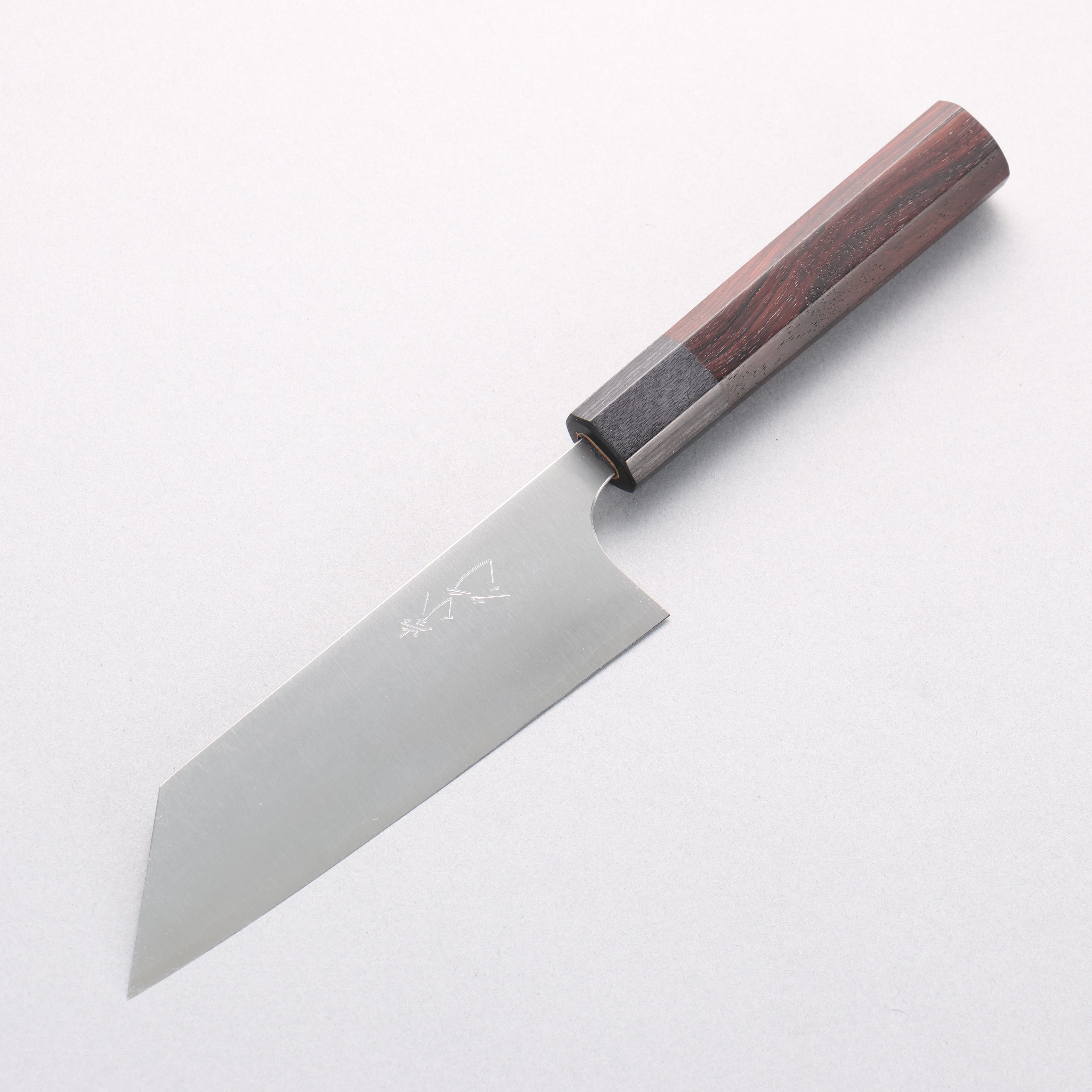 Shibata Takayuki Koutetsu SG2 Small Bunka 140mm Rosewood (Ferrule: Black Pakka Wood) Handle - Japanny - Best Japanese Knife