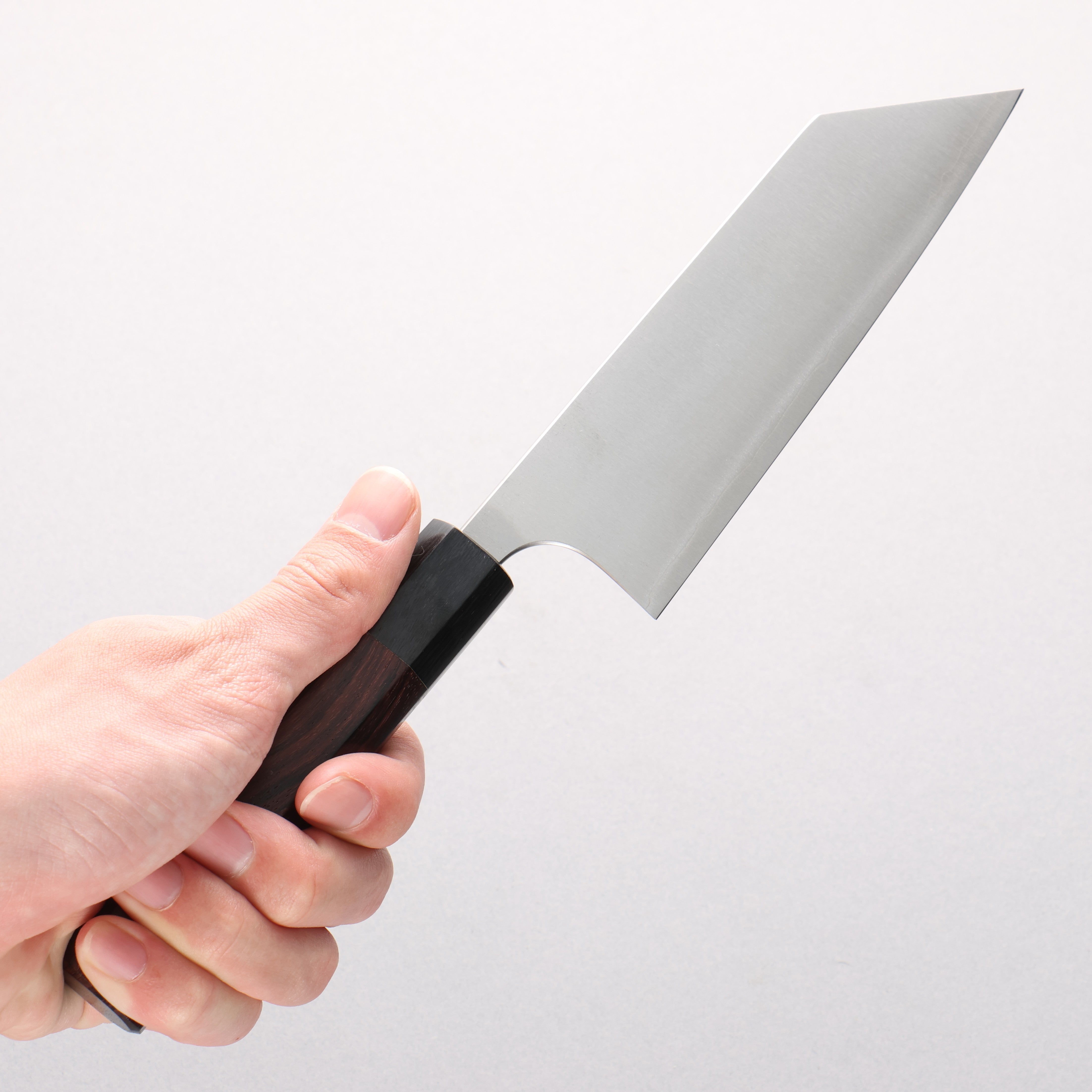 Shibata Takayuki Koutetsu SG2 Small Bunka 140mm Rosewood (Ferrule: Black Pakka Wood) Handle - Japanny - Best Japanese Knife