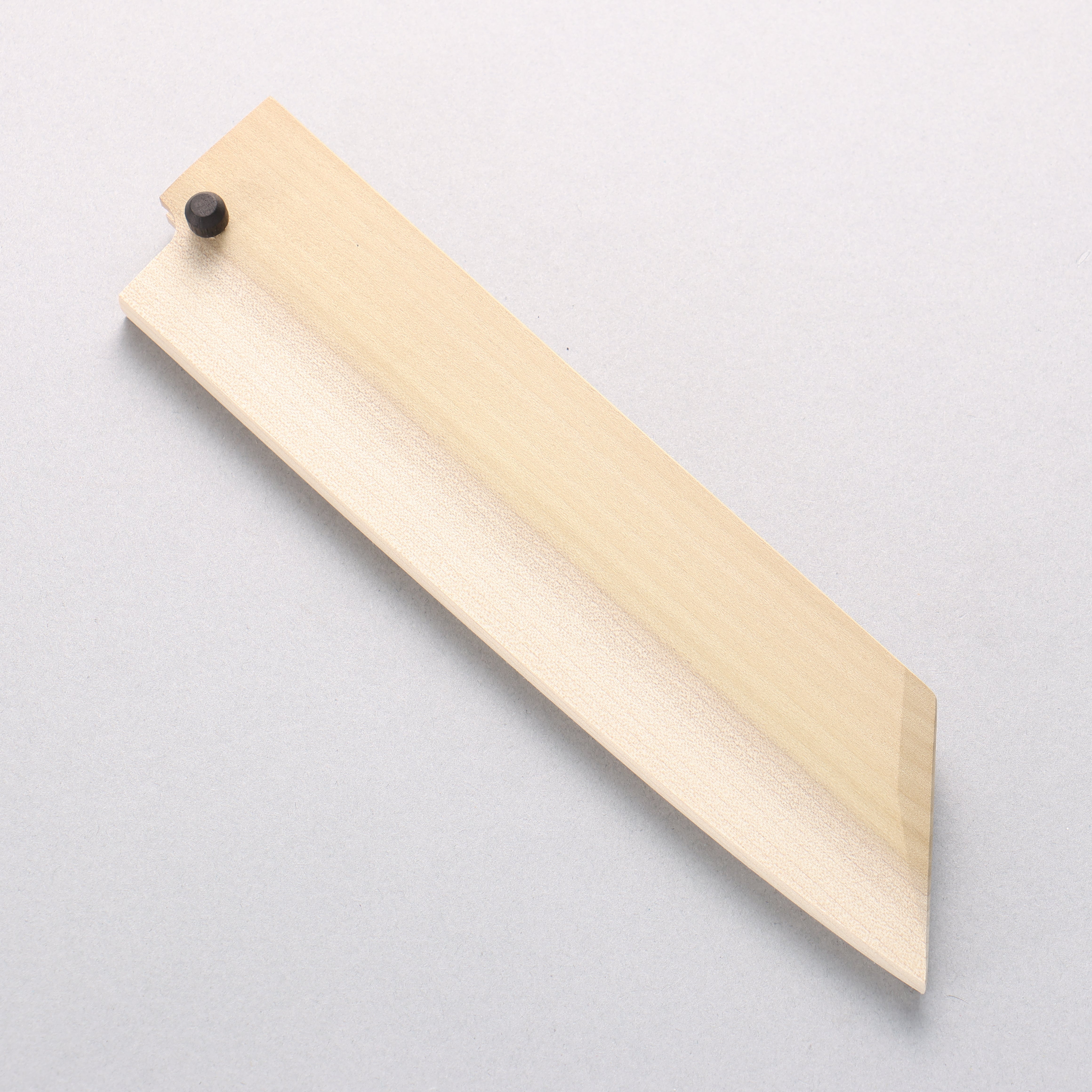 Sakai Takayuki Chef Series Silver Steel No.3 Mukimono 180mm Stabilized wood (White Ferrule and End Cap) Handle with Sheath - Japanny - Best Japanese Knife