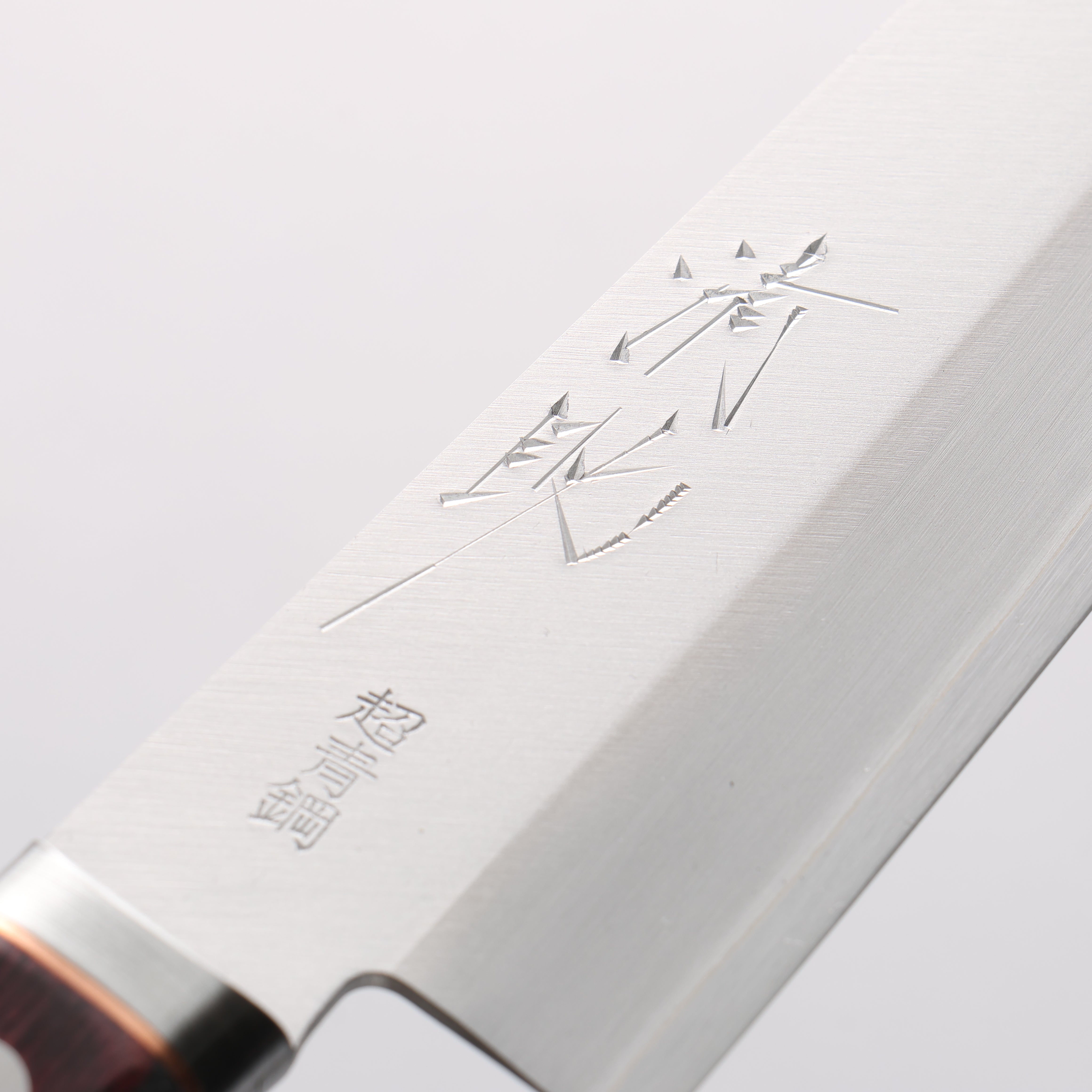 Seisuke Blue Super Migaki Finished Gyuto 180mm Red and Black Pakka wood Handle - Japanny - Best Japanese Knife