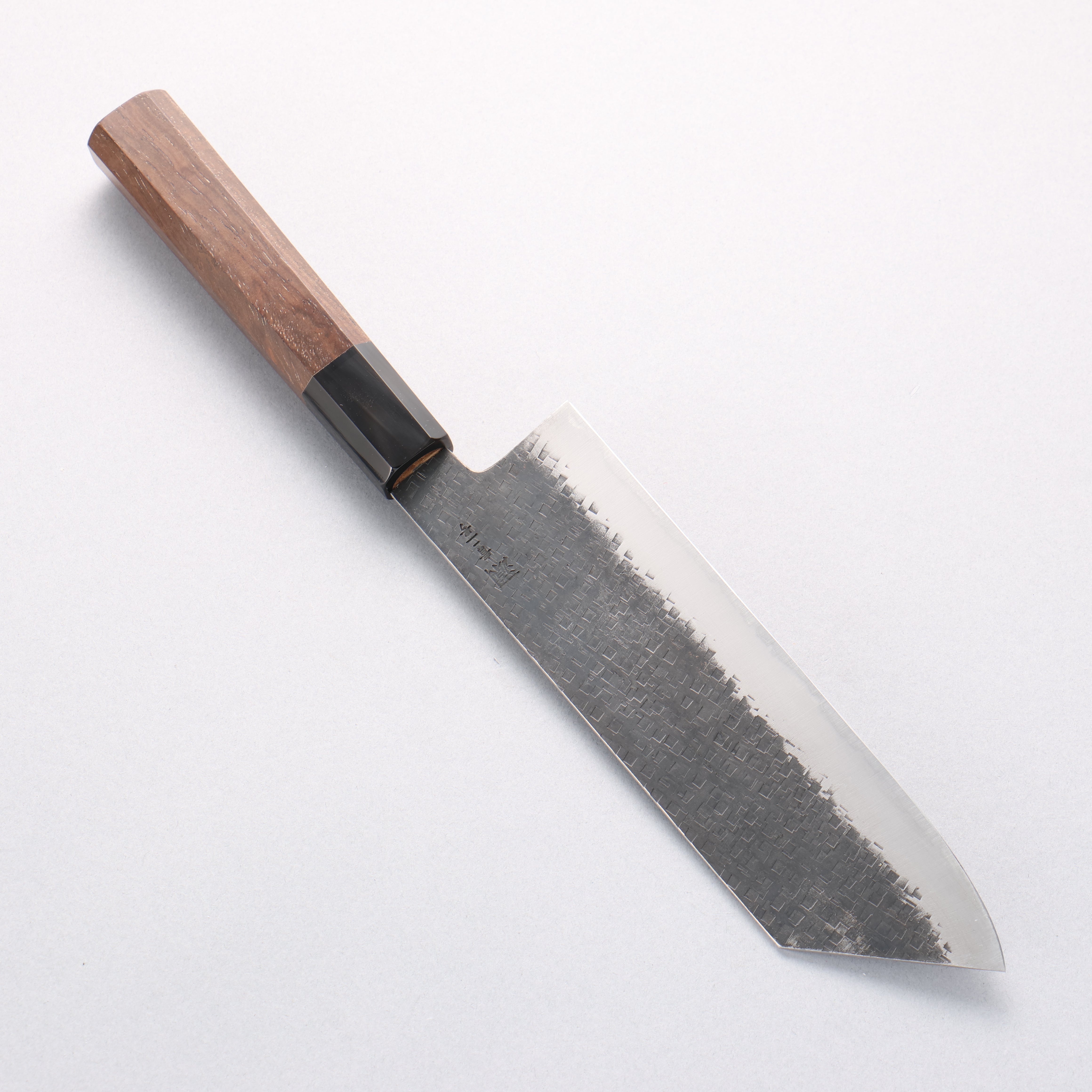Shigeki Tanaka Blue Steel No.2 TEKKA Kurouchi Nakiri Japanese Chef Knife 165mm - Japanny - Best Japanese Knife