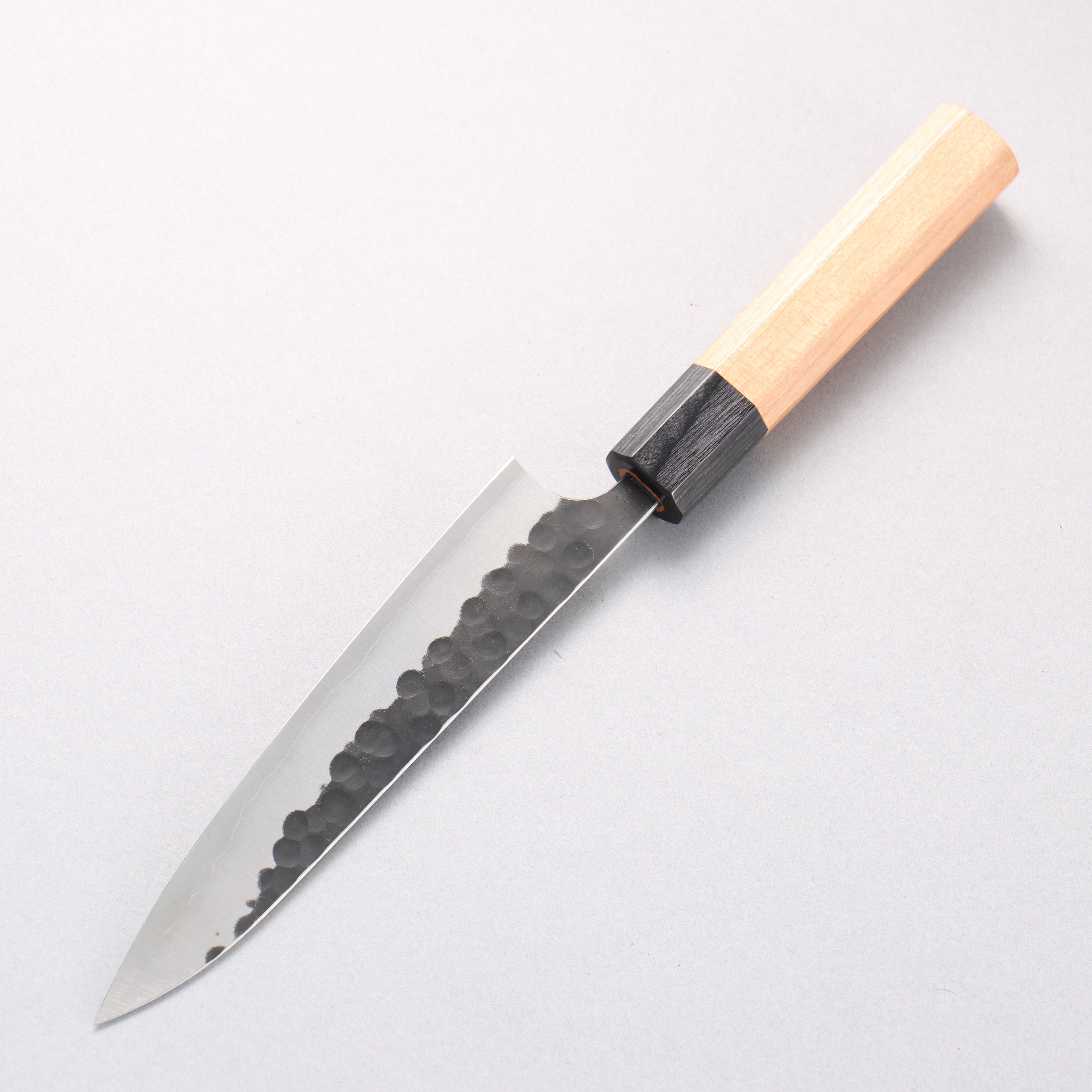 Masakage Koishi Blue Super Black Finished Petty-Utility 150mm American Cherry Handle - Japanny - Best Japanese Knife