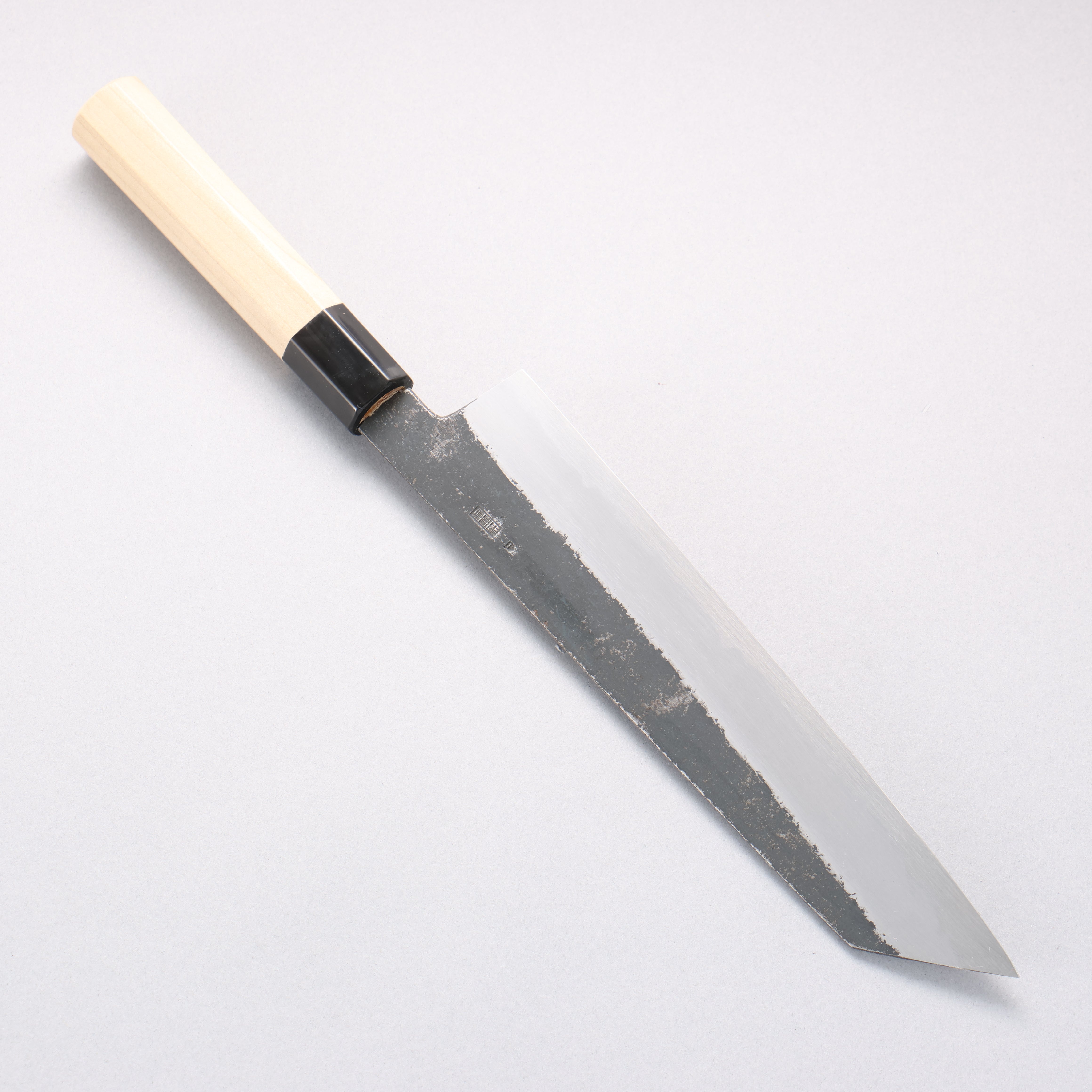 Kikuzuki White Steel No.2 Black Finished Kiritsuke Gyuto 240mm Magnolia Handle - Japanny - Best Japanese Knife