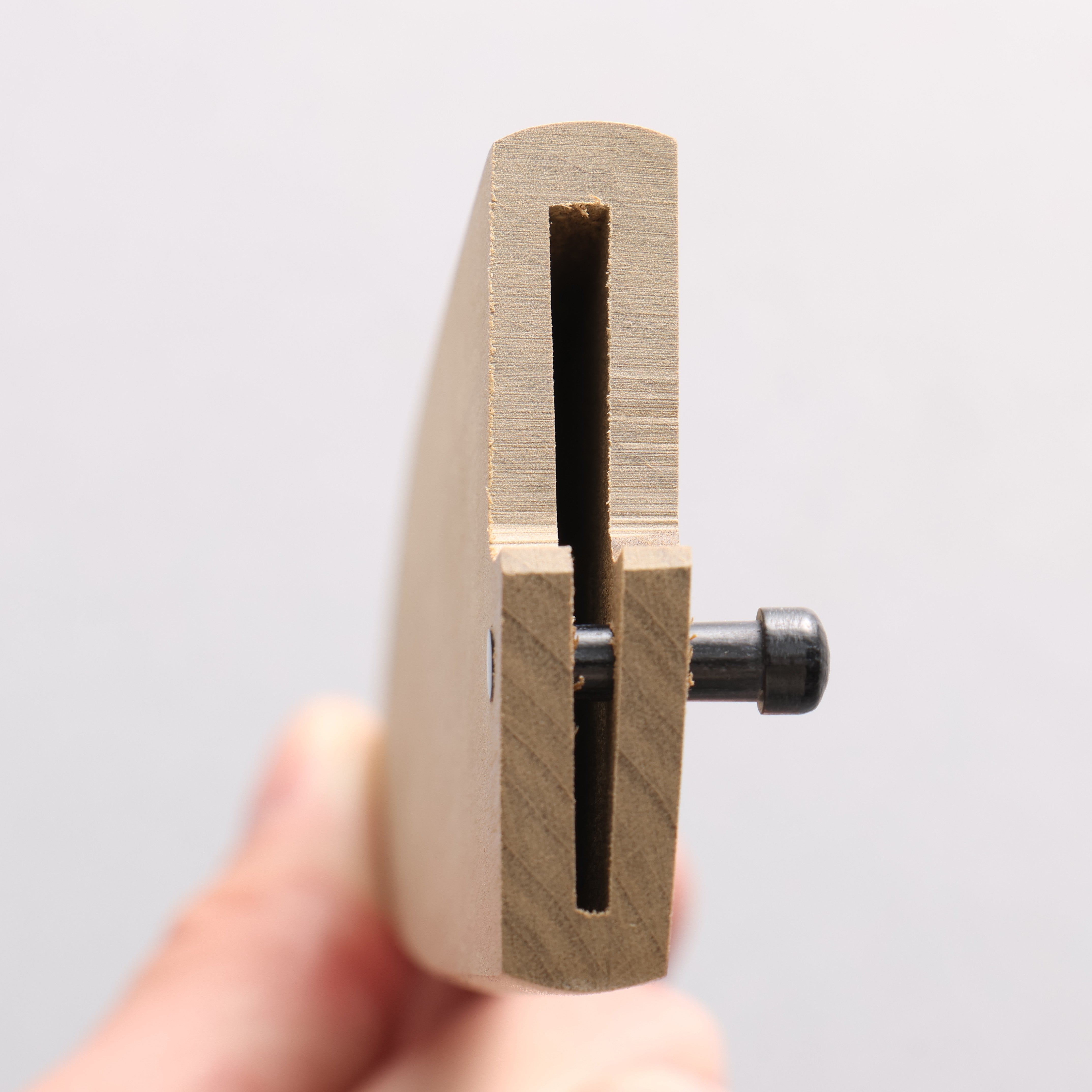 Saya Sheath for 105mm Aijikiri Knife with with Plywood Pin (Nashiji) - Japanny - Best Japanese Knife