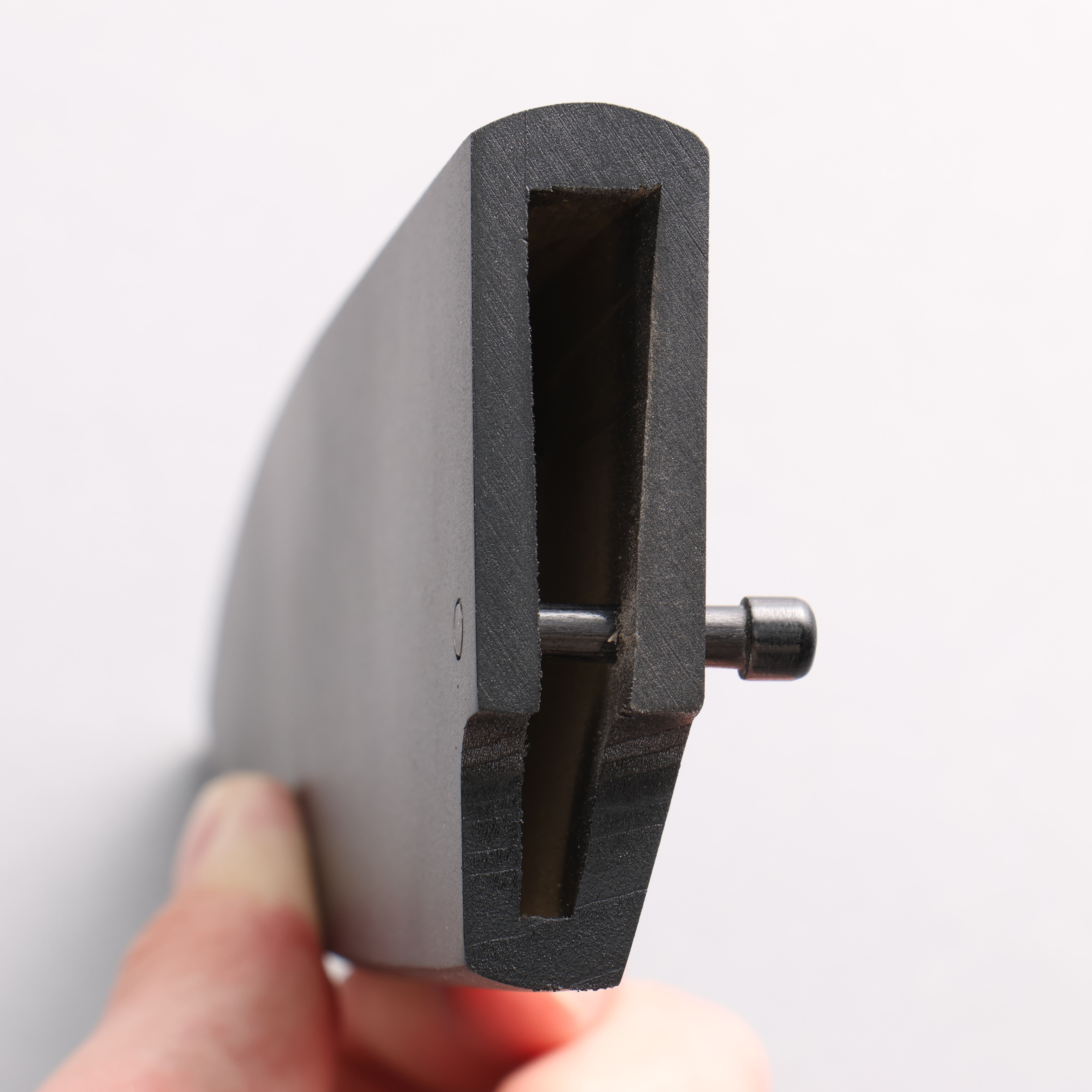 Black Magnolia Sheath for 150mm Deba with Plywood pin Kaneko - Japanny - Best Japanese Knife