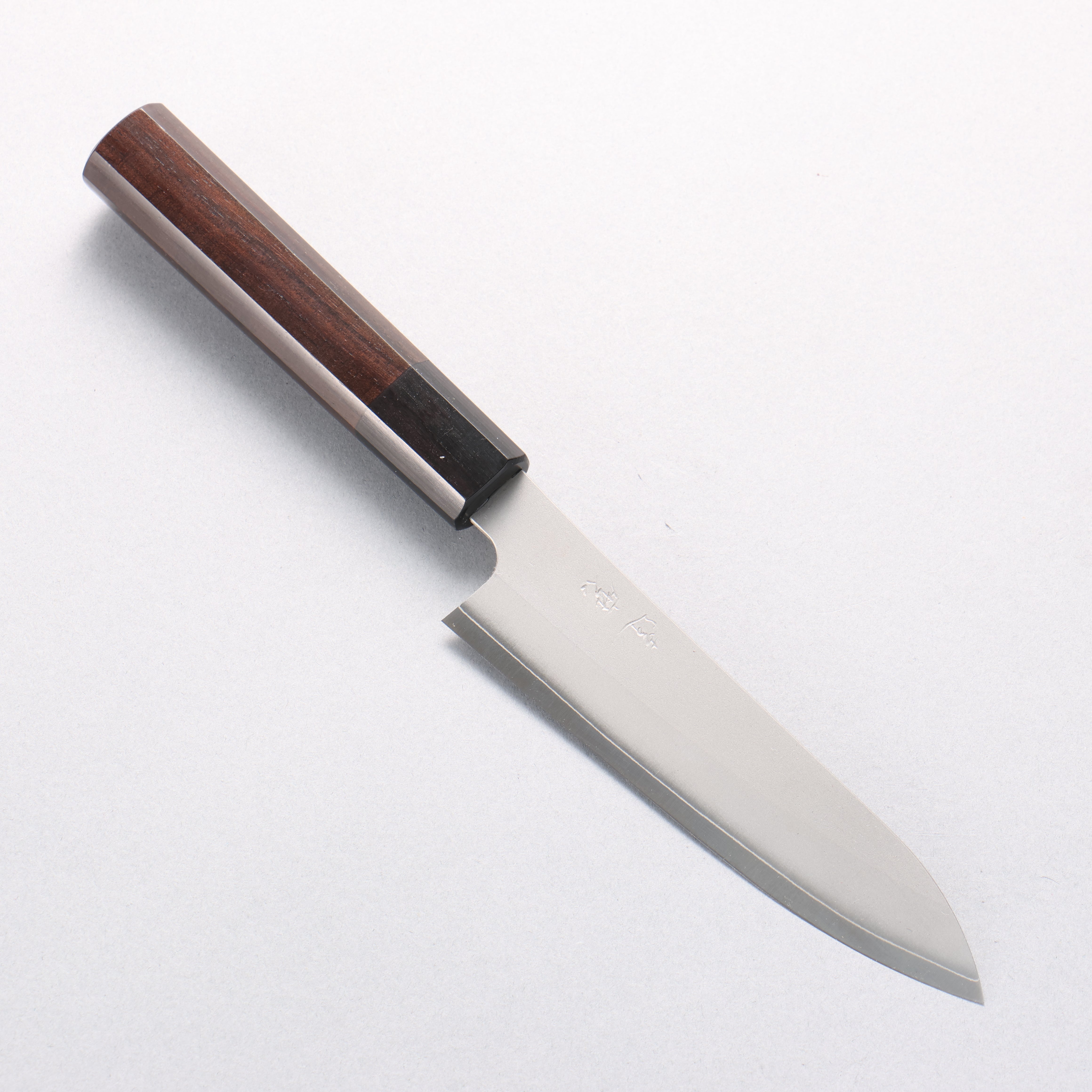 Daruma Silver Steel No.3 Petty-Utility 135mm Rosewood (Ferrule: Black Pakka Wood) Handle - Japanny - Best Japanese Knife