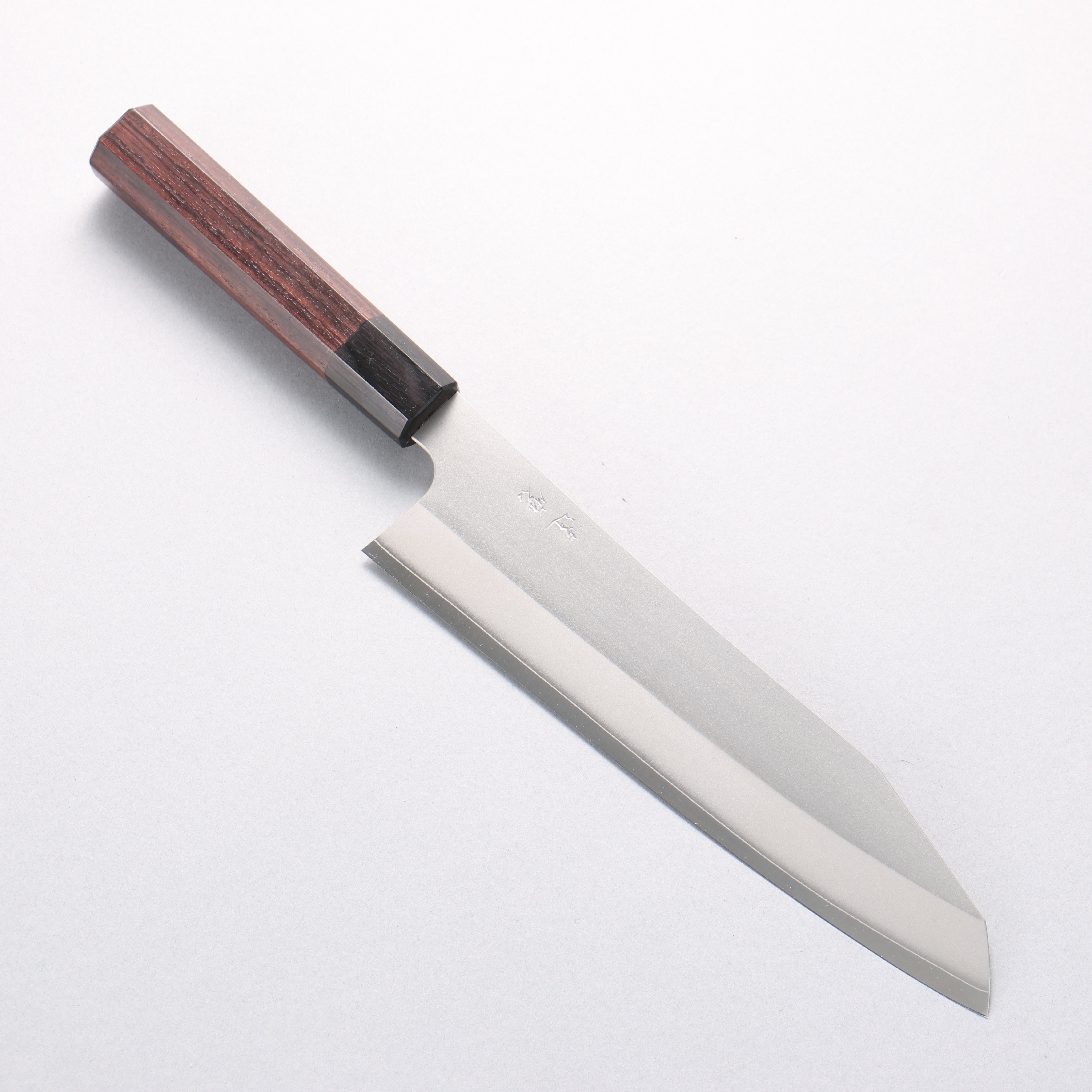 Daruma Silver Steel No.3 Kiritsuke Gyuto 210mm Rosewood (Ferrule: Black Pakka Wood) Handle - Japanny - Best Japanese Knife