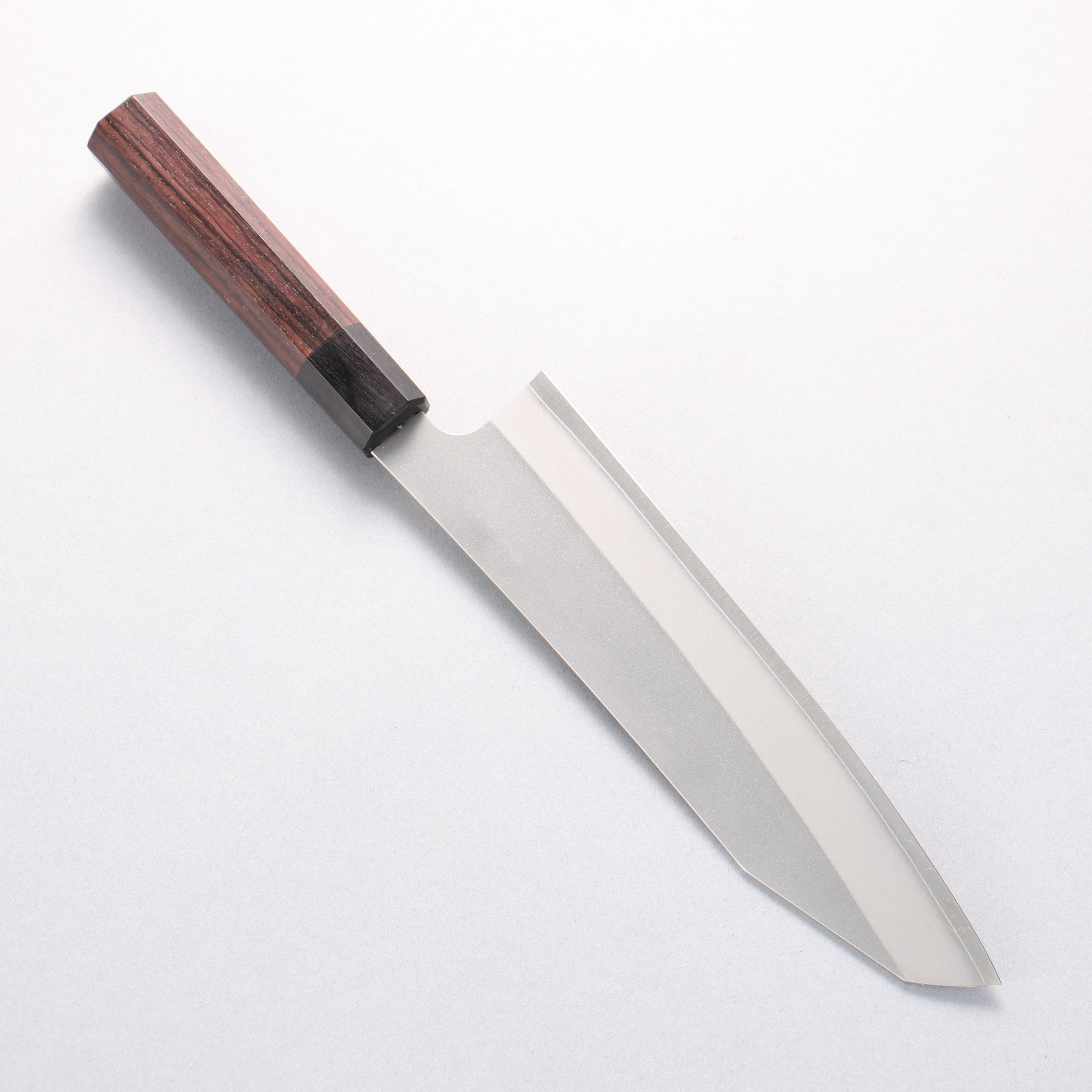 Daruma Silver Steel No.3 Kiritsuke Gyuto 210mm Rosewood (Ferrule: Black Pakka Wood) Handle - Japanny - Best Japanese Knife