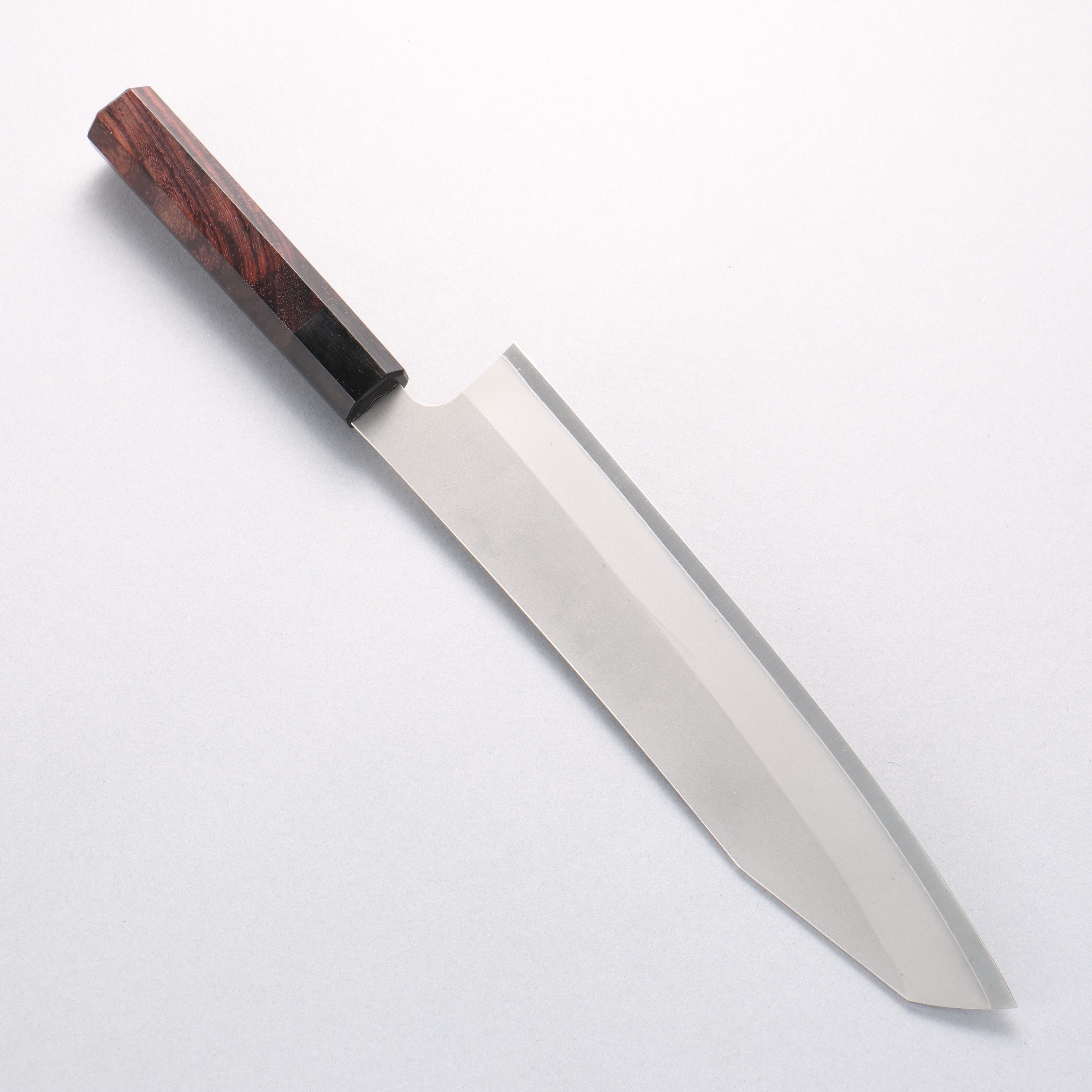 Daruma Silver Steel No.3 Kiritsuke Gyuto 240mm Rosewood (Ferrule: Black Pakka Wood) Handle - Japanny - Best Japanese Knife
