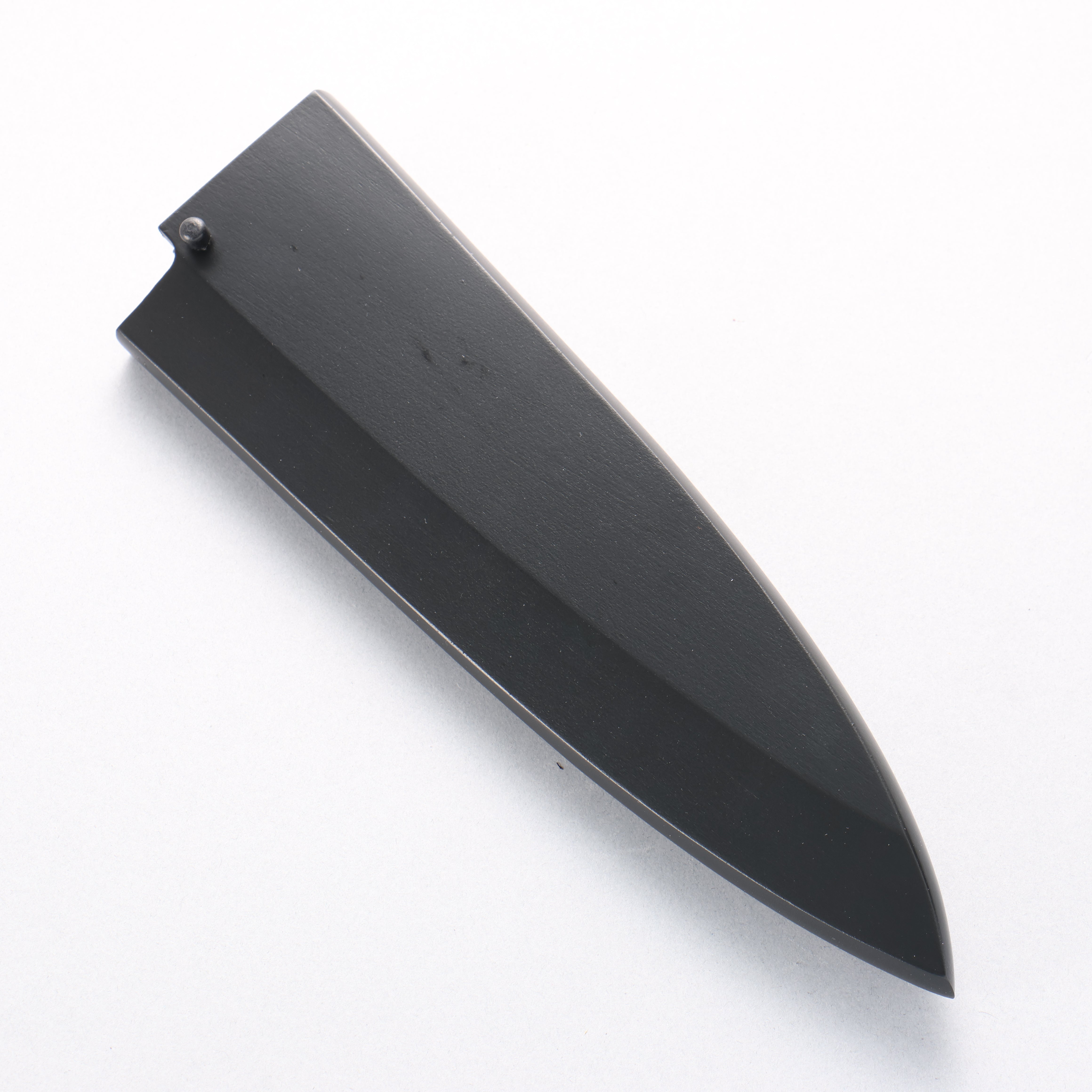 Black Magnolia Sheath for 195mm Deba with Plywood pin Kaneko - Japanny - Best Japanese Knife