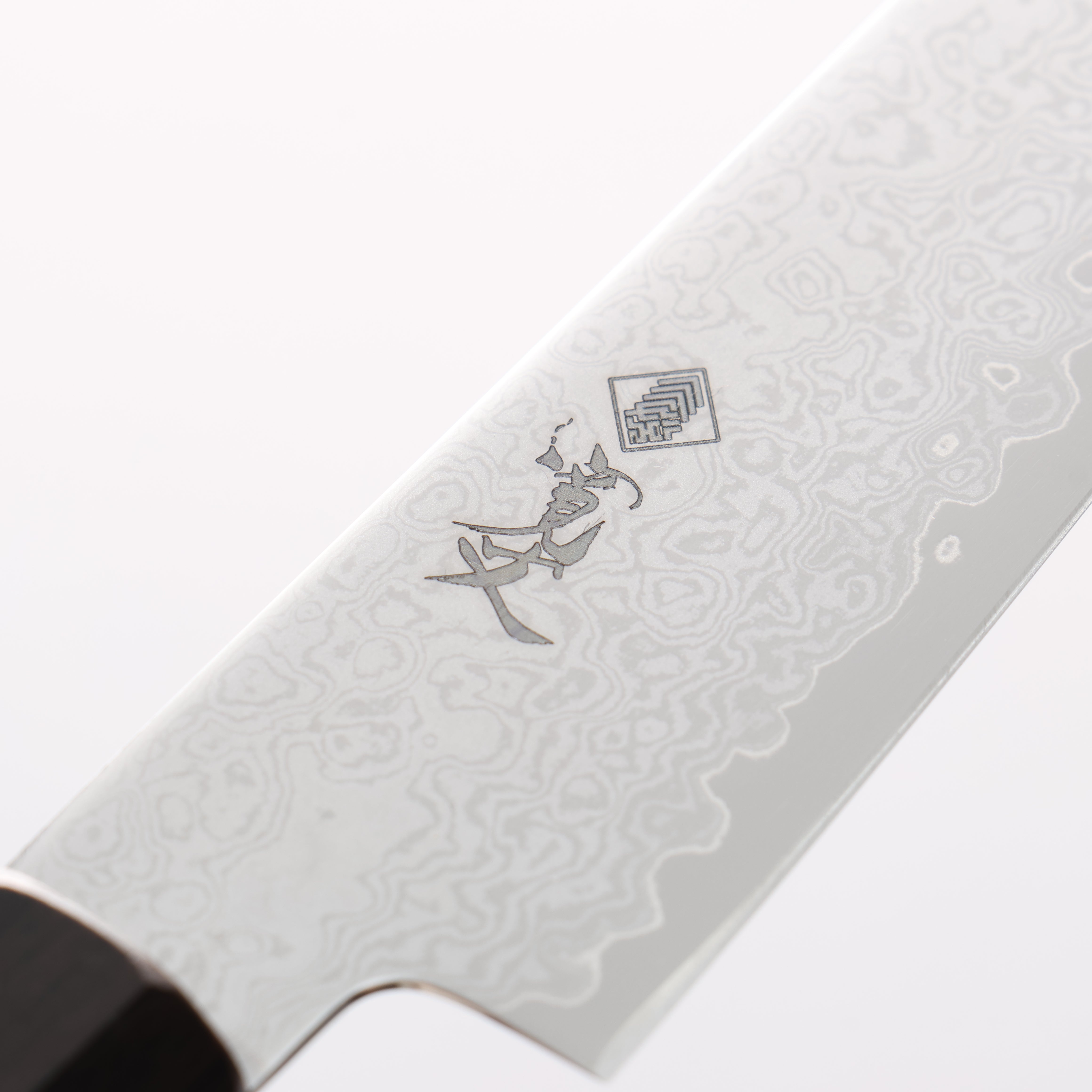 Kanjyo VG10 Damascus Kiritsuke Petty-Utility 150mm Ebony Wood Handle - Japanny - Best Japanese Knife