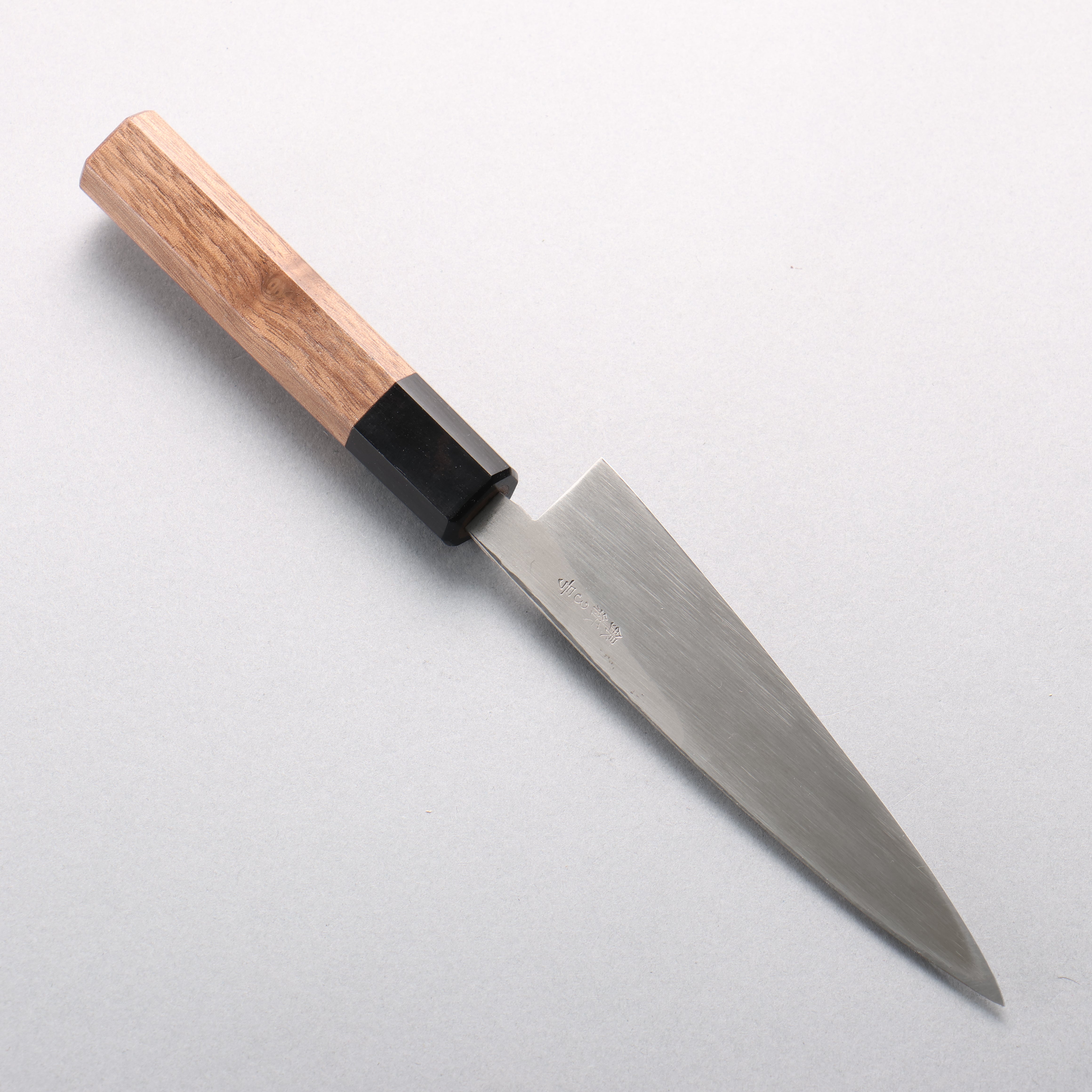 Seisuke Silver Steel No.3 Hammered(Maru) Petty-Utility 135mm Walnut Handle - Japanny - Best Japanese Knife