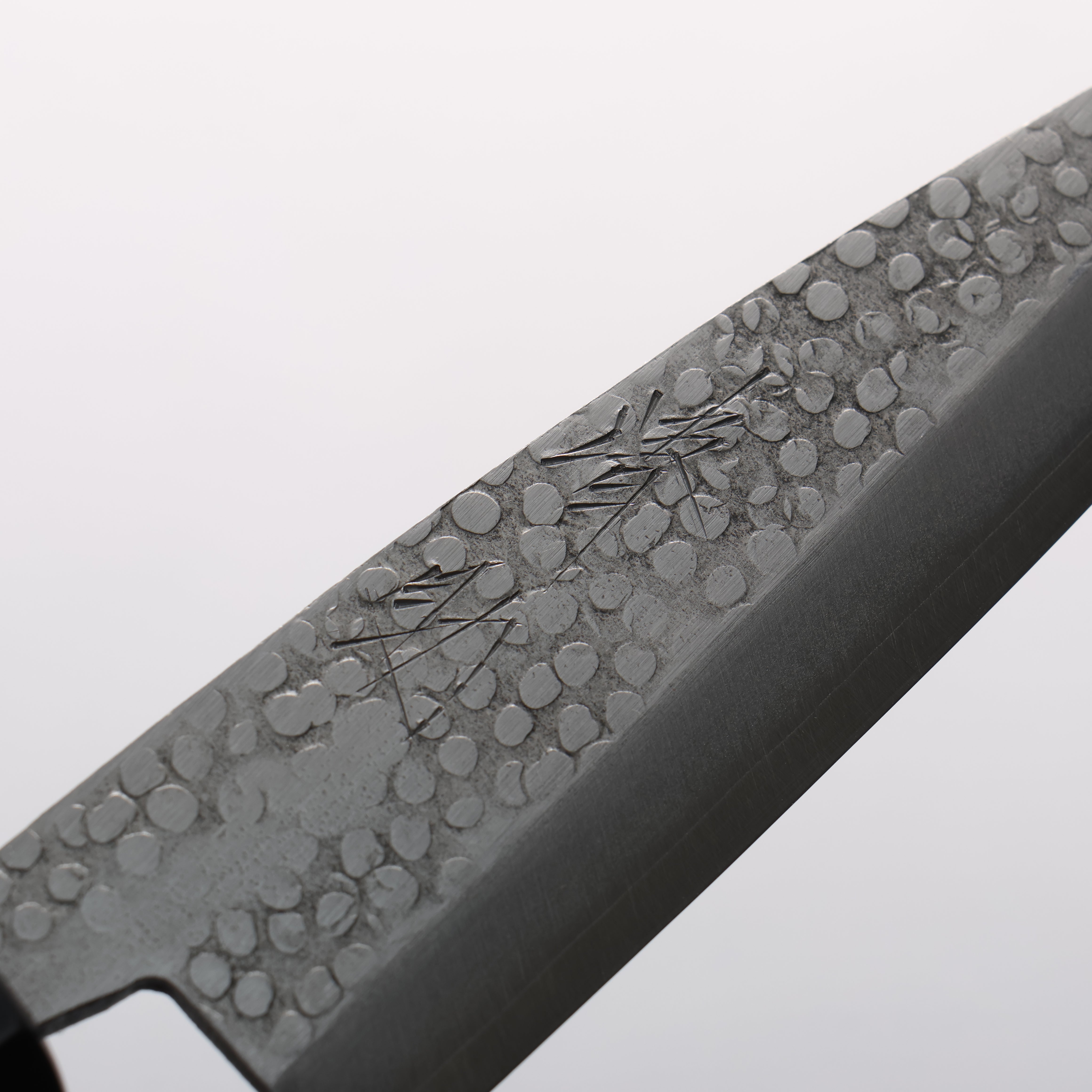 Seisuke Silver Steel No.3 Hammered(Maru) Petty-Utility 120mm Walnut Handle - Japanny - Best Japanese Knife