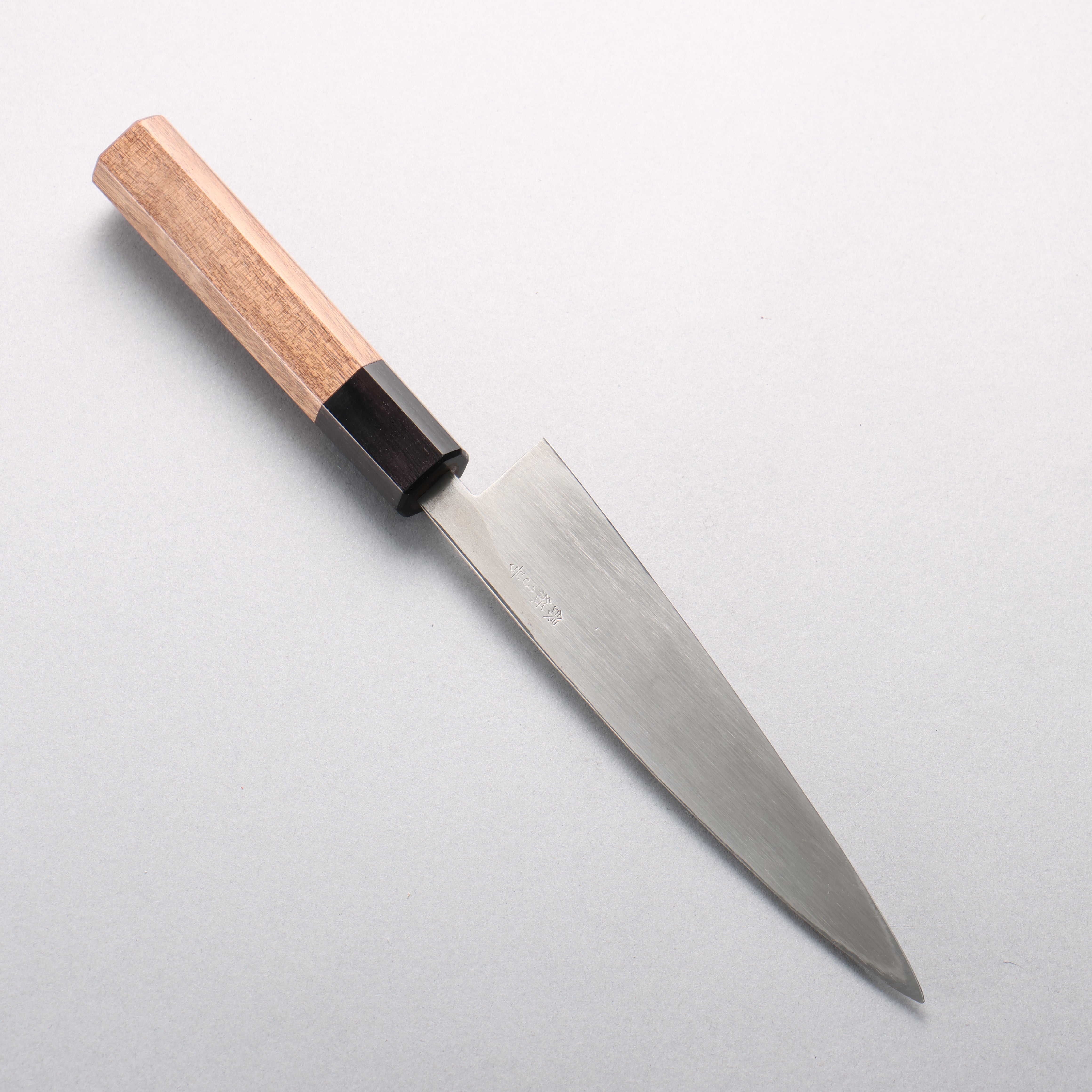 Seisuke Silver Steel No.3 Hammered(Maru) Petty-Utility 150mm Walnut Handle - Japanny - Best Japanese Knife