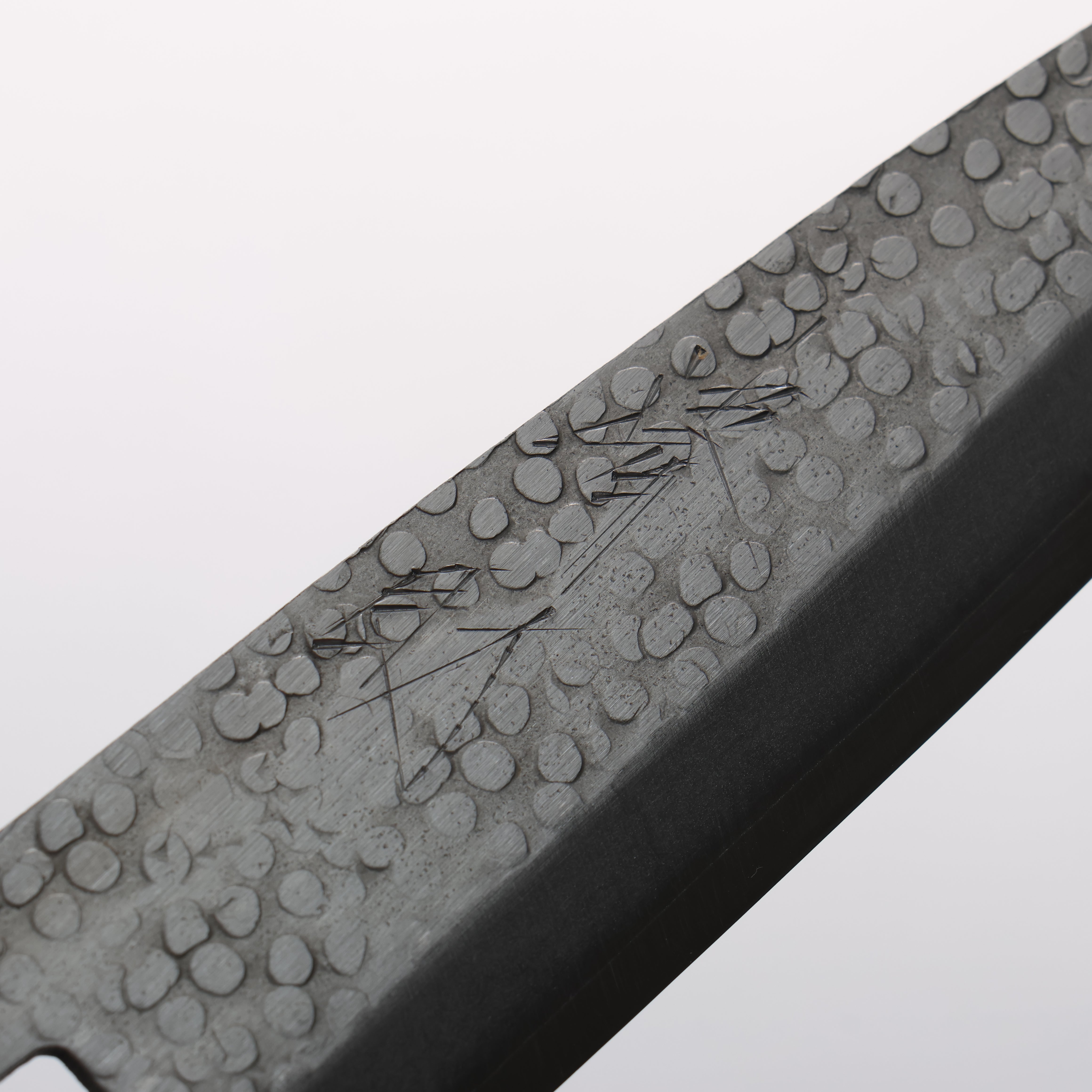Seisuke Silver Steel No.3 Hammered(Maru) Petty-Utility 150mm Walnut Handle - Japanny - Best Japanese Knife