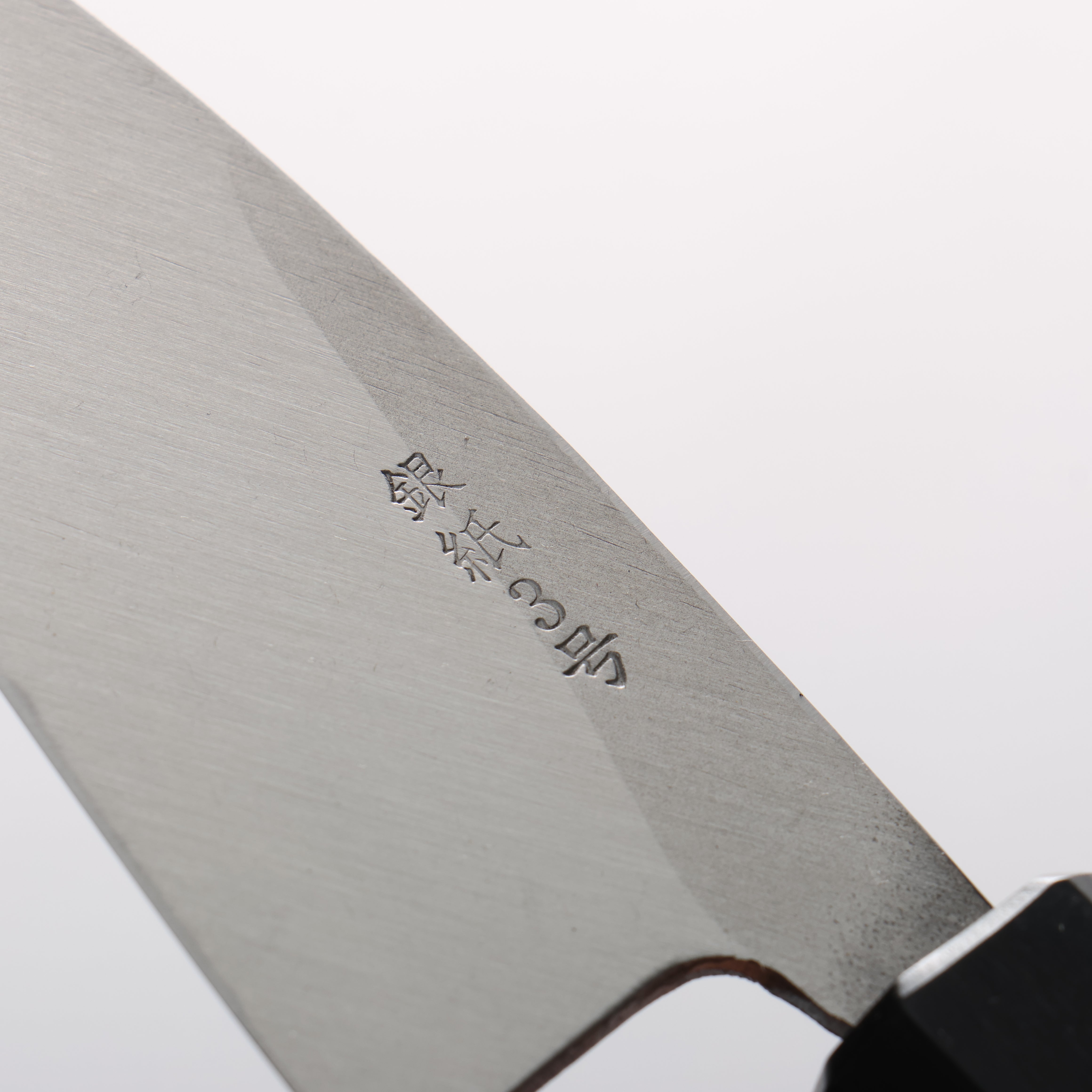 Seisuke Silver Steel No.3 Hammered(Maru) Ajikiri 105mm Walnut Handle - Japanny - Best Japanese Knife