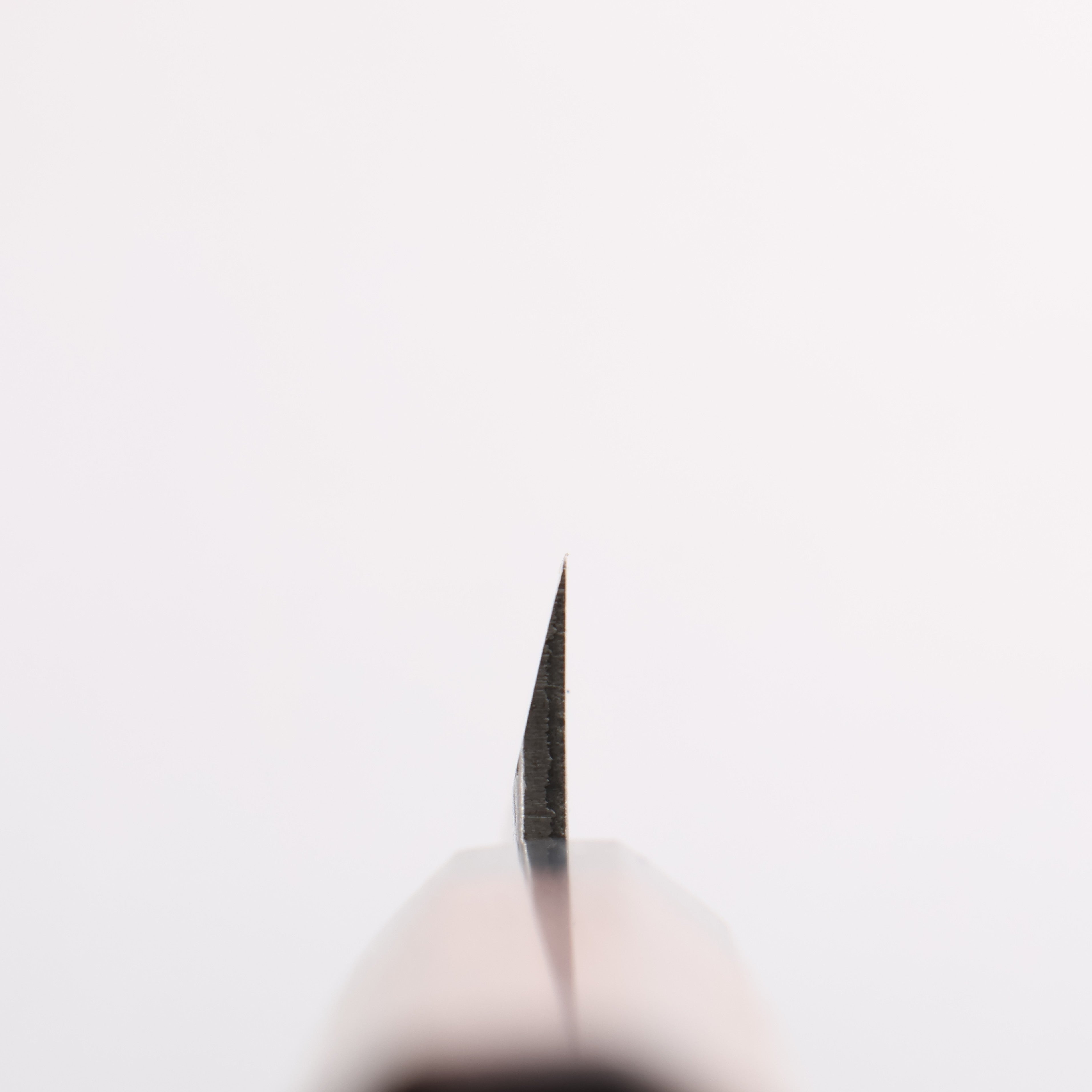 Seisuke Silver Steel No.3 Hammered(Maru) Ajikiri 90mm Walnut Handle - Japanny - Best Japanese Knife