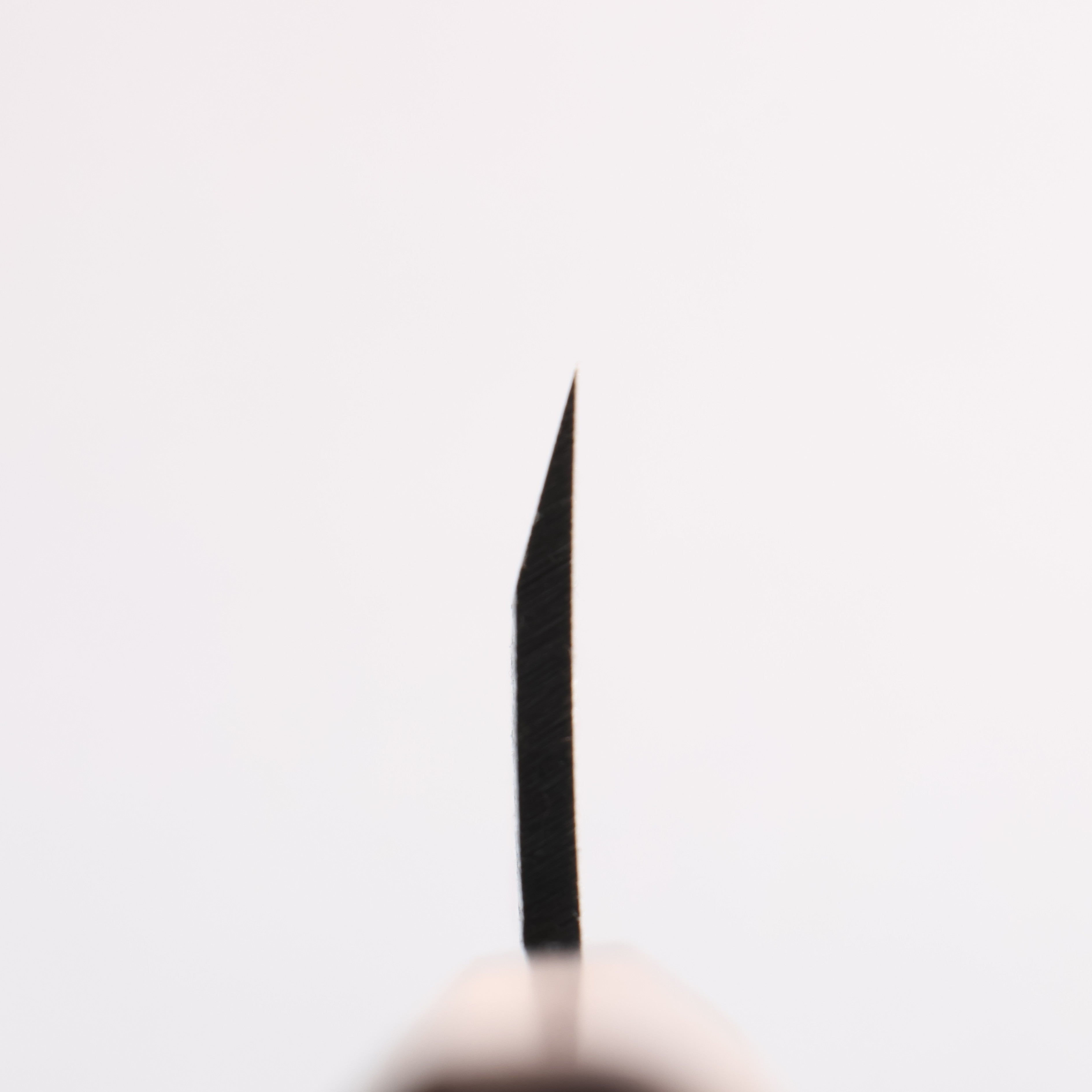 Seisuke Blue Steel No.2 Black Finished Ajikiri 120mm Walnut Handle - Japanny - Best Japanese Knife