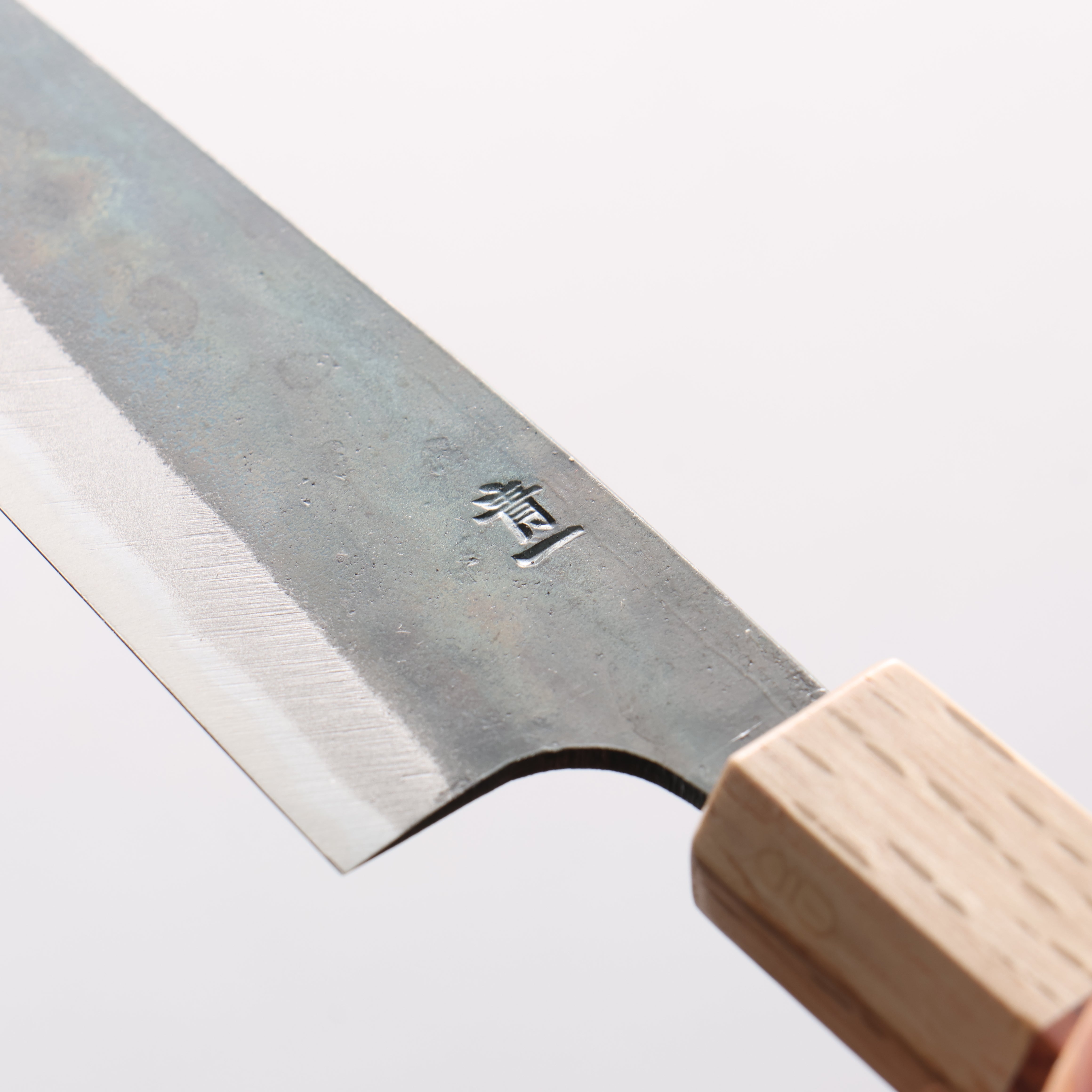 Seisuke Blue Steel No.1 Black Finished Petty-Utility 135mm Rosewood (ferrule: Oak) Handle - Japanny - Best Japanese Knife