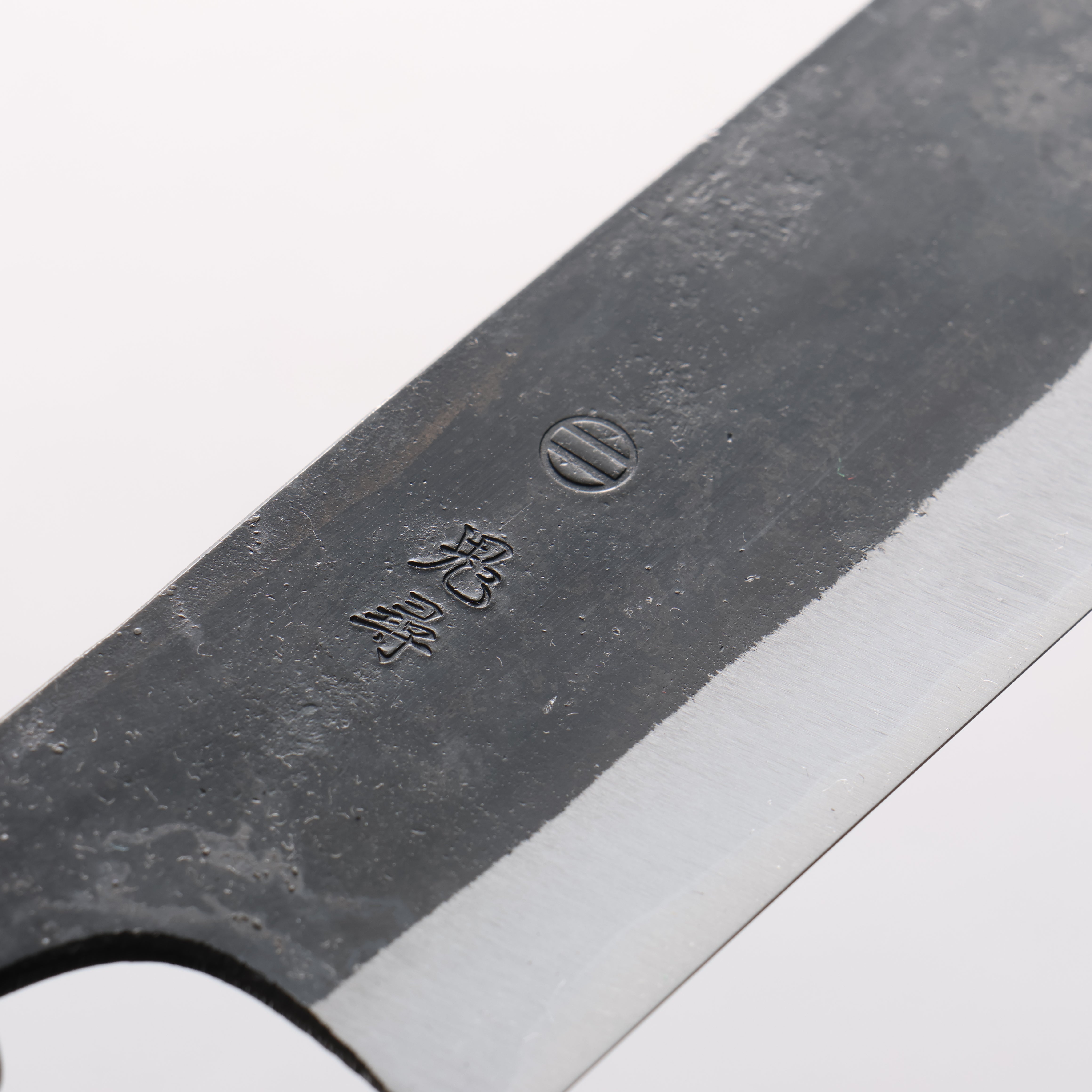 Onihiro White Steel No.1 Black Finished Nakiri 140mm Rosewood (Ferrule: Black Pakka Wood) Handle - Japanny - Best Japanese Knife