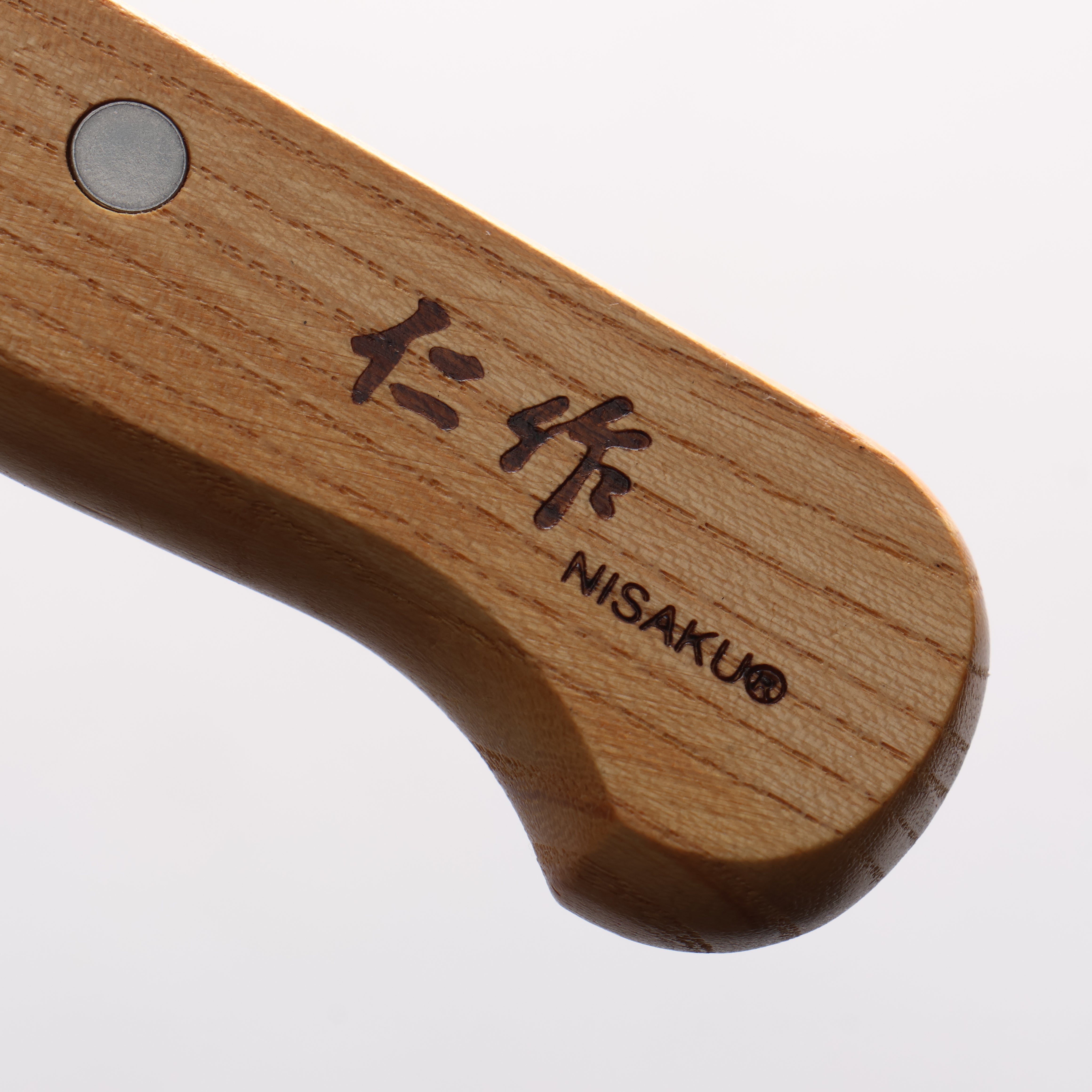 Nisaku Stainless Steel Serrated Bread Knife 300mm Natural wood Handle - Japanny - Best Japanese Knife