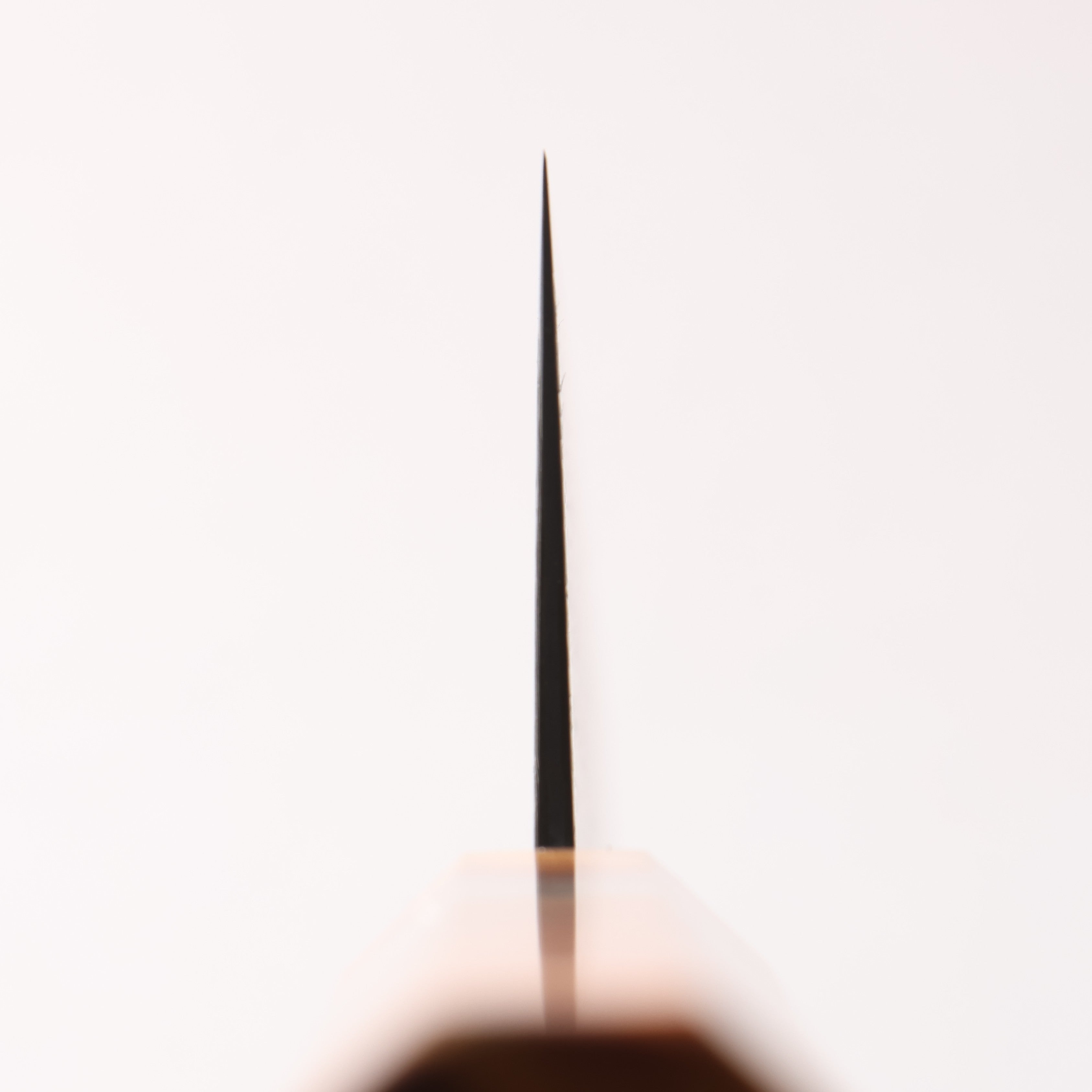 Kanjyo SG2 Black Damascus Kiritsuke Gyuto 240mm Brown Stabilized Wood (Silver Rings) Handle