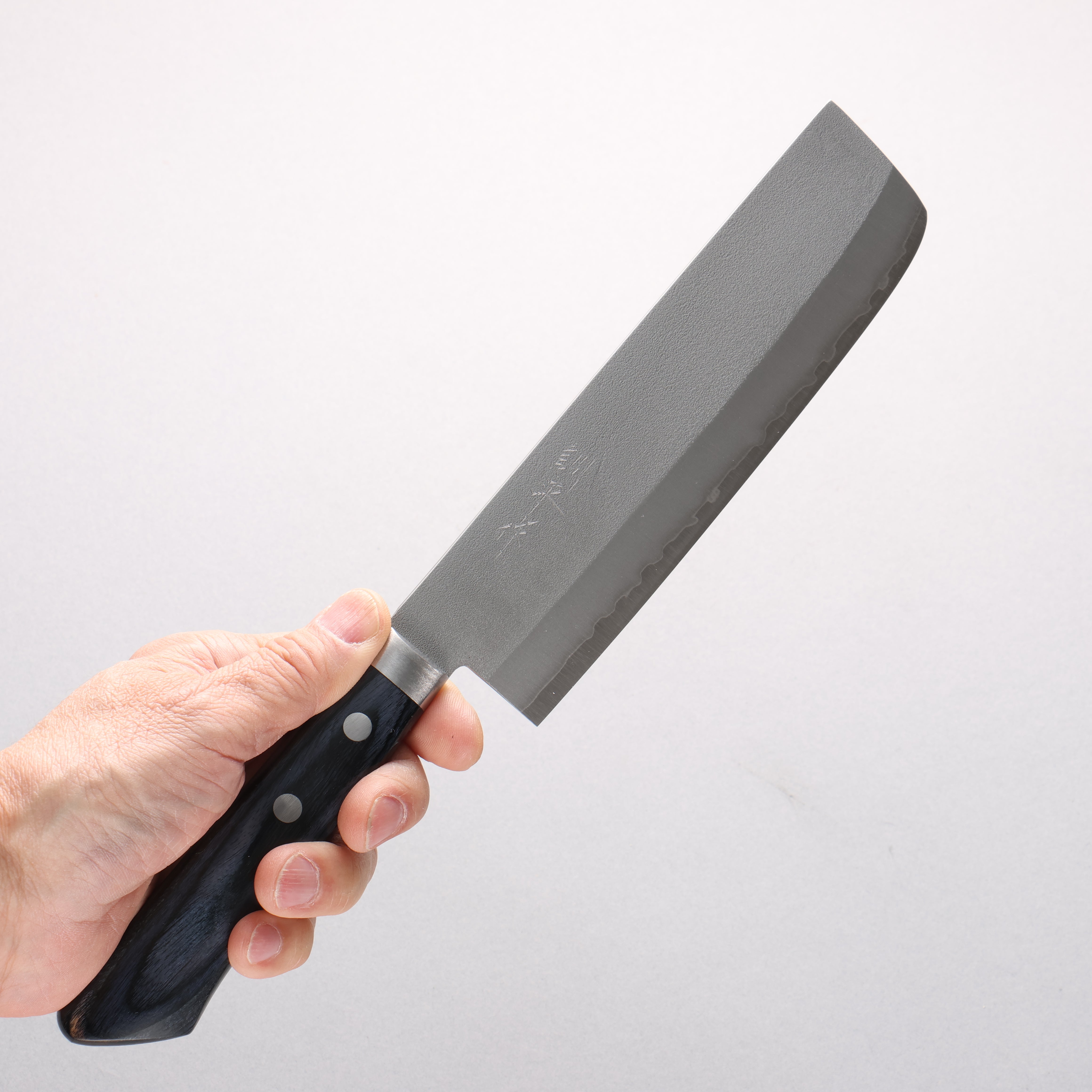 Kunihira VG1 Nashiji Usuba 165mm Navy blue Pakka wood Handle - Japanny - Best Japanese Knife