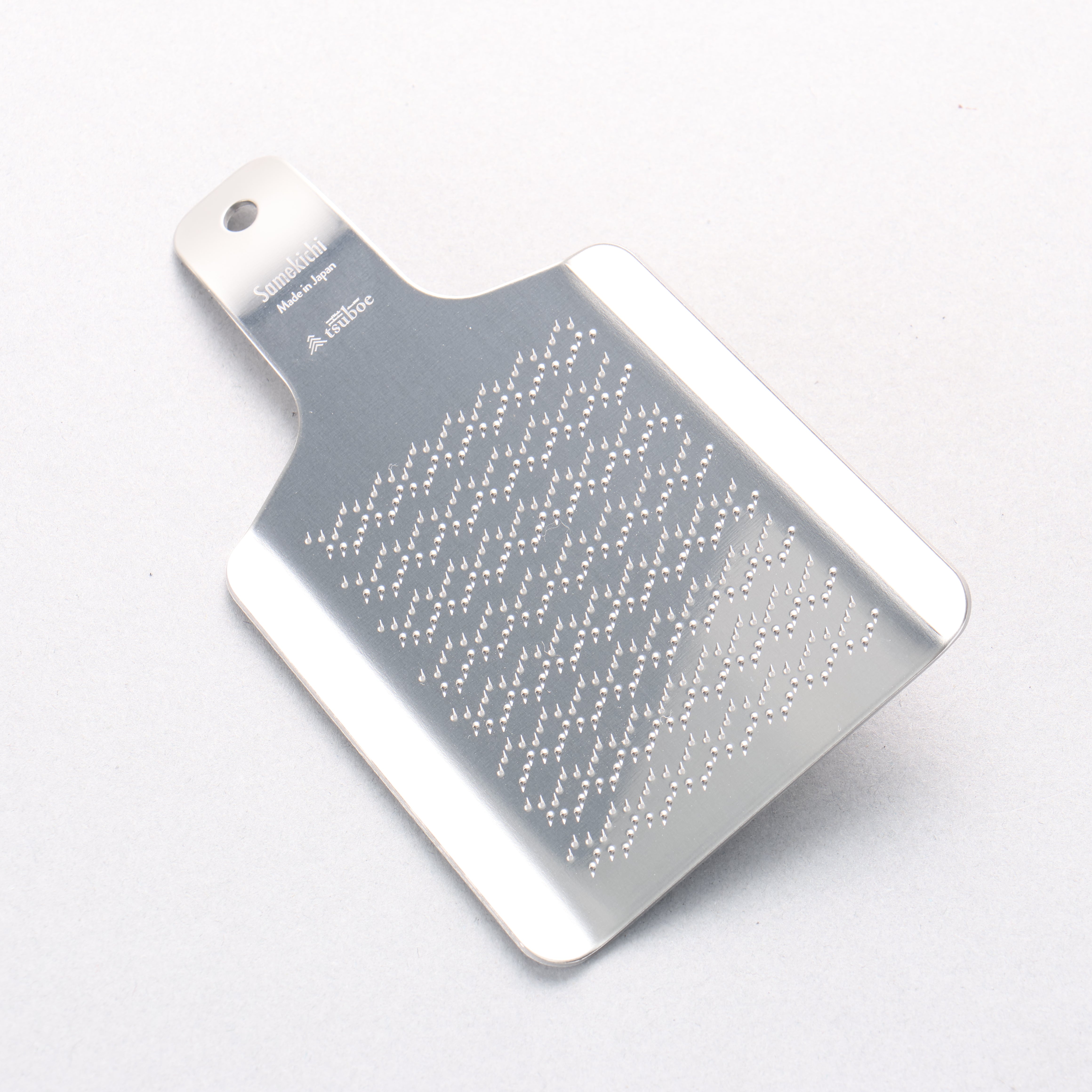 Mini Samekichi Wasabi Grater Stainless Steel 70mm x 120mm L - Japanny - Best Japanese Knife